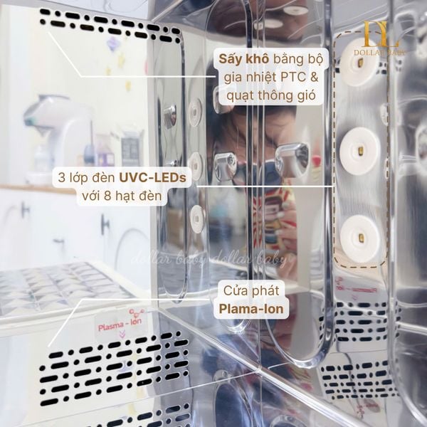  FATZ BABY - Máy tiệt trùng UVC-LED công nghệ Nano Plasma Ion - PLASMAX 10 