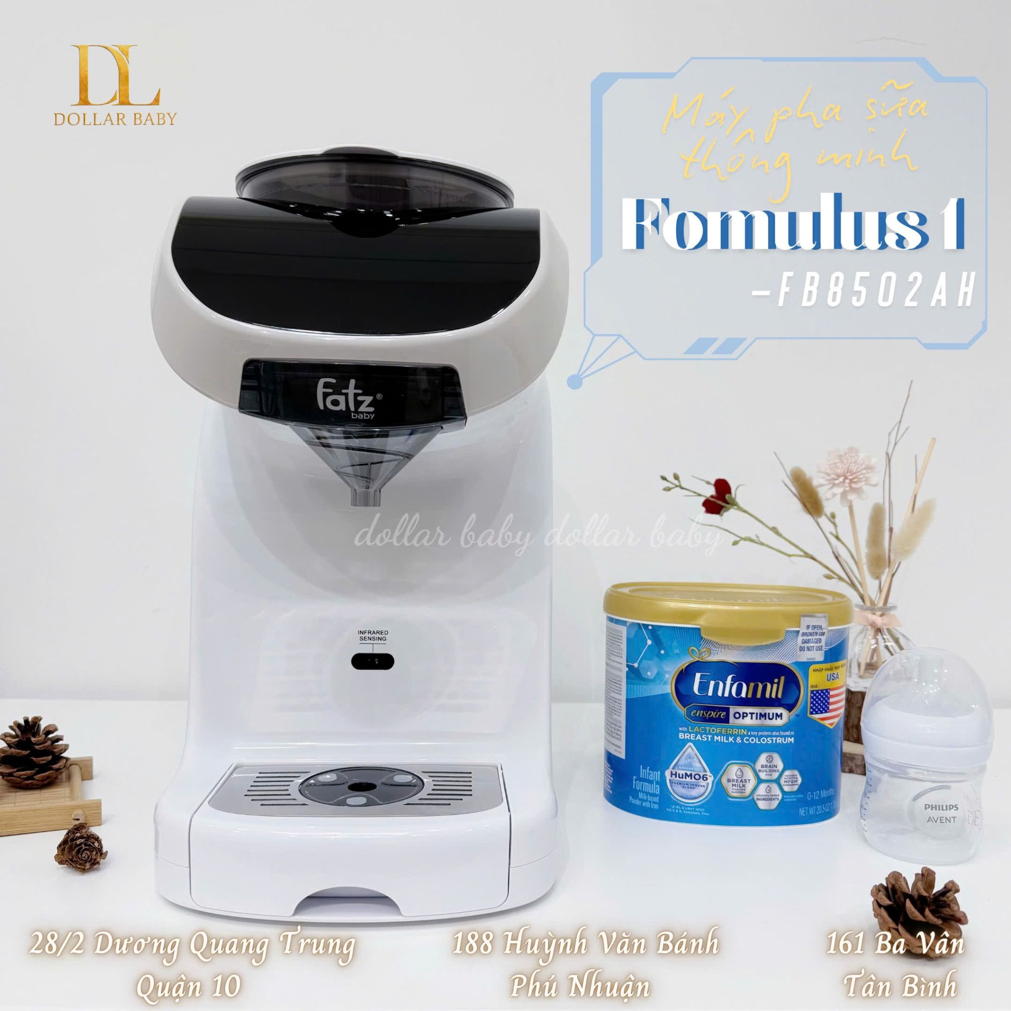  FATZ BABY - Máy Pha Sữa Điều Khiển Nhiệt Độ Thông Minh Tự Động - Formulus 1 