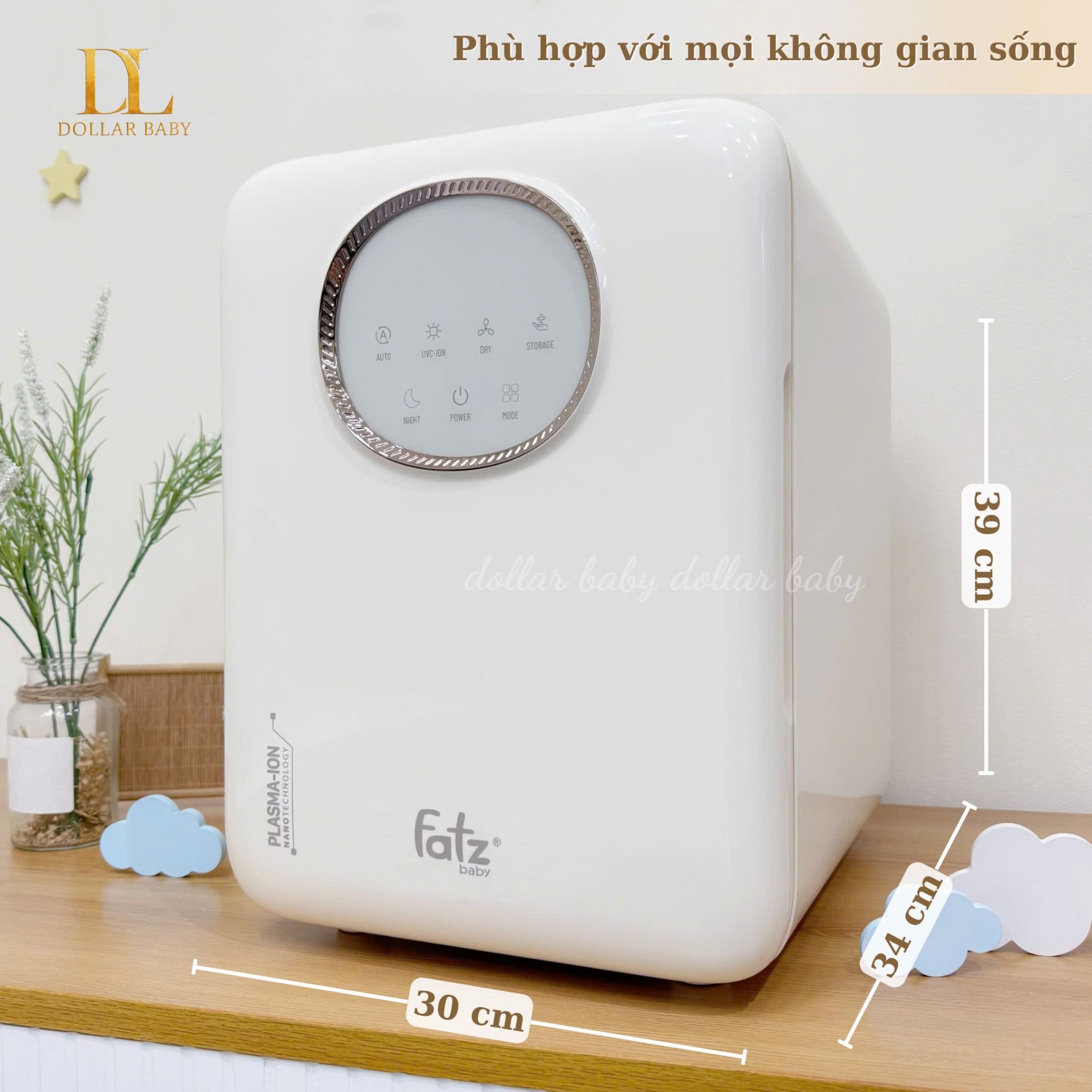  FATZ BABY - Máy tiệt trùng UVC-LED công nghệ Nano Plasma Ion - PLASMAX 11 