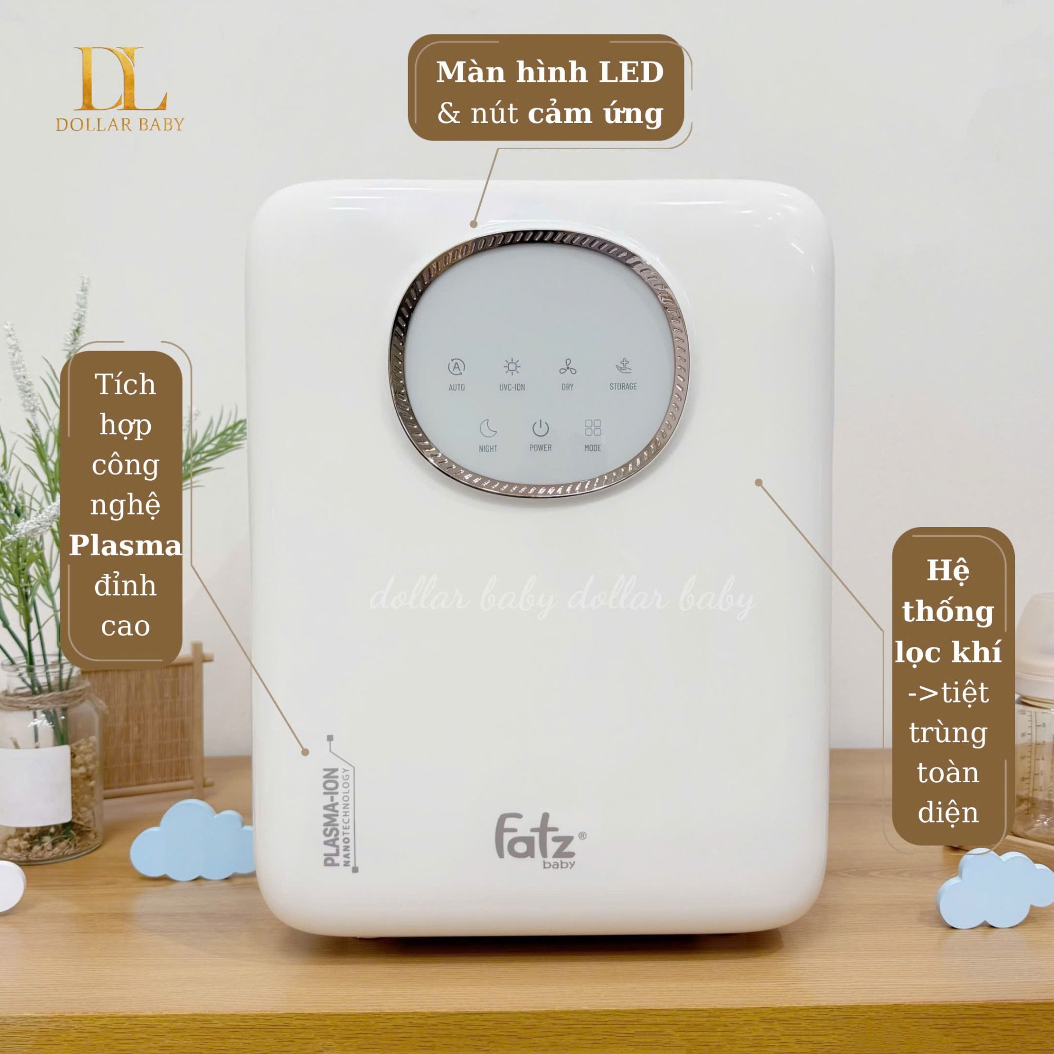 FATZ BABY - Máy tiệt trùng UVC-LED công nghệ Nano Plasma Ion - PLASMAX 11 