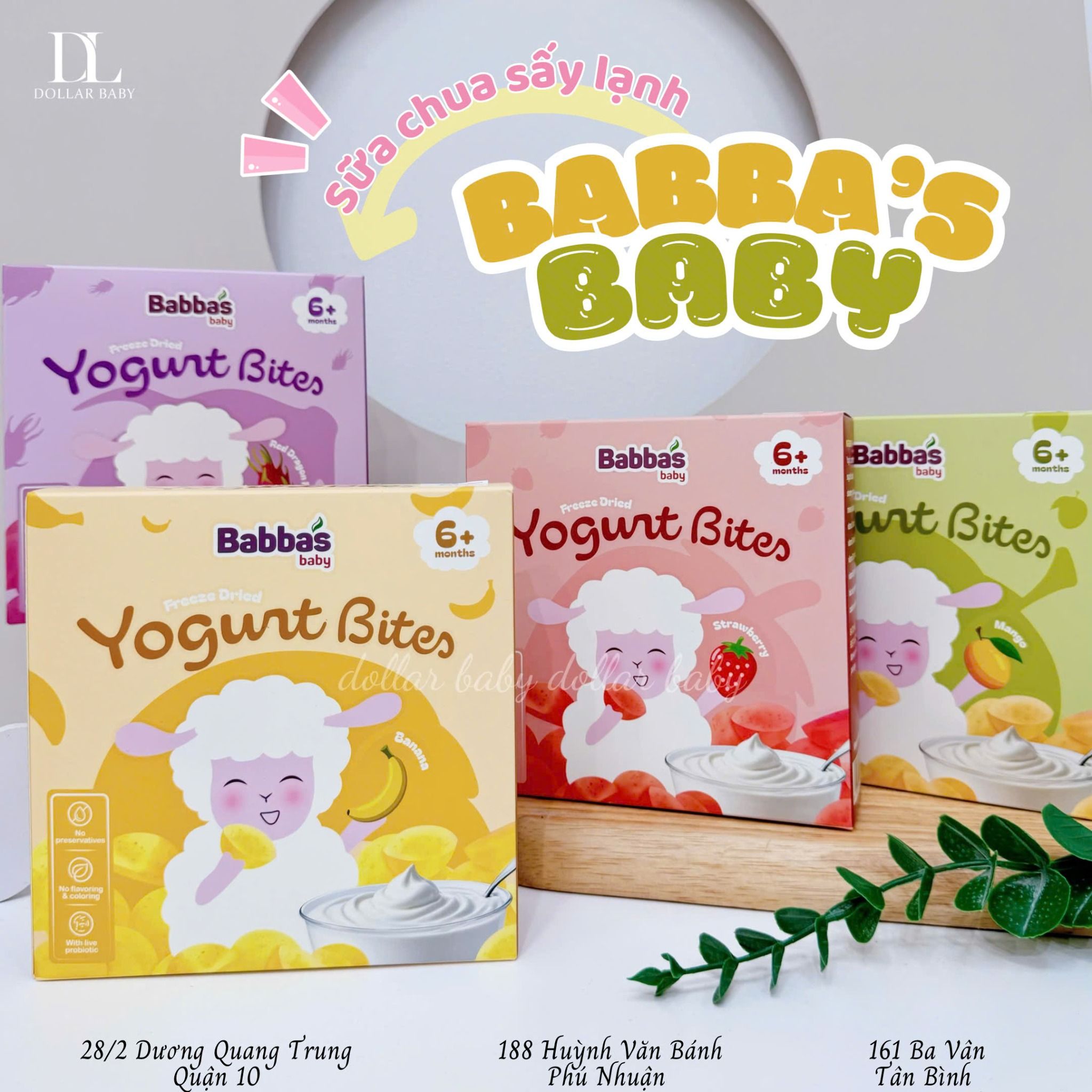  Sữa Chua Sấy Lạnh Babba's ( 6m+ ) 