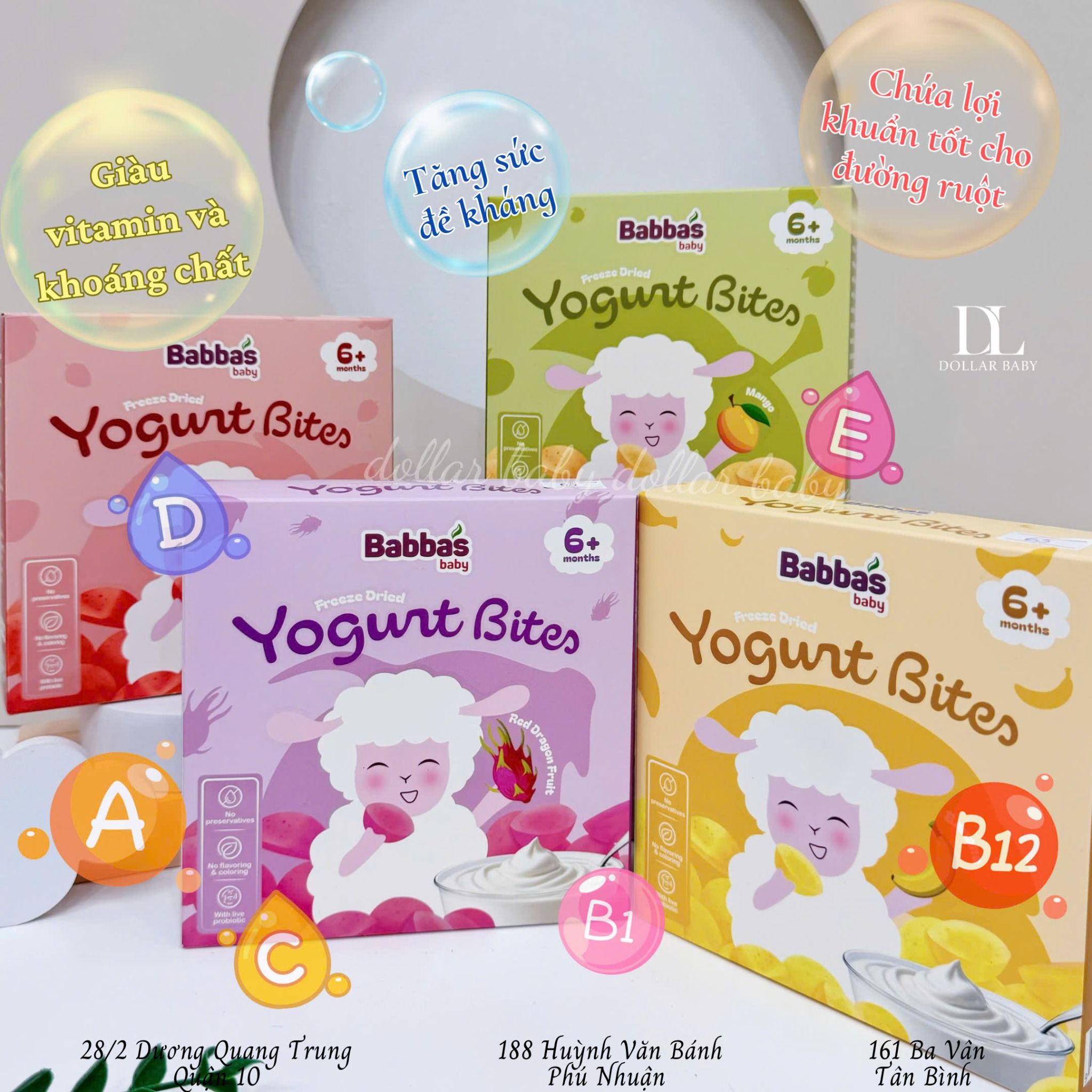  Sữa Chua Sấy Lạnh Babba's ( 6m+ ) 