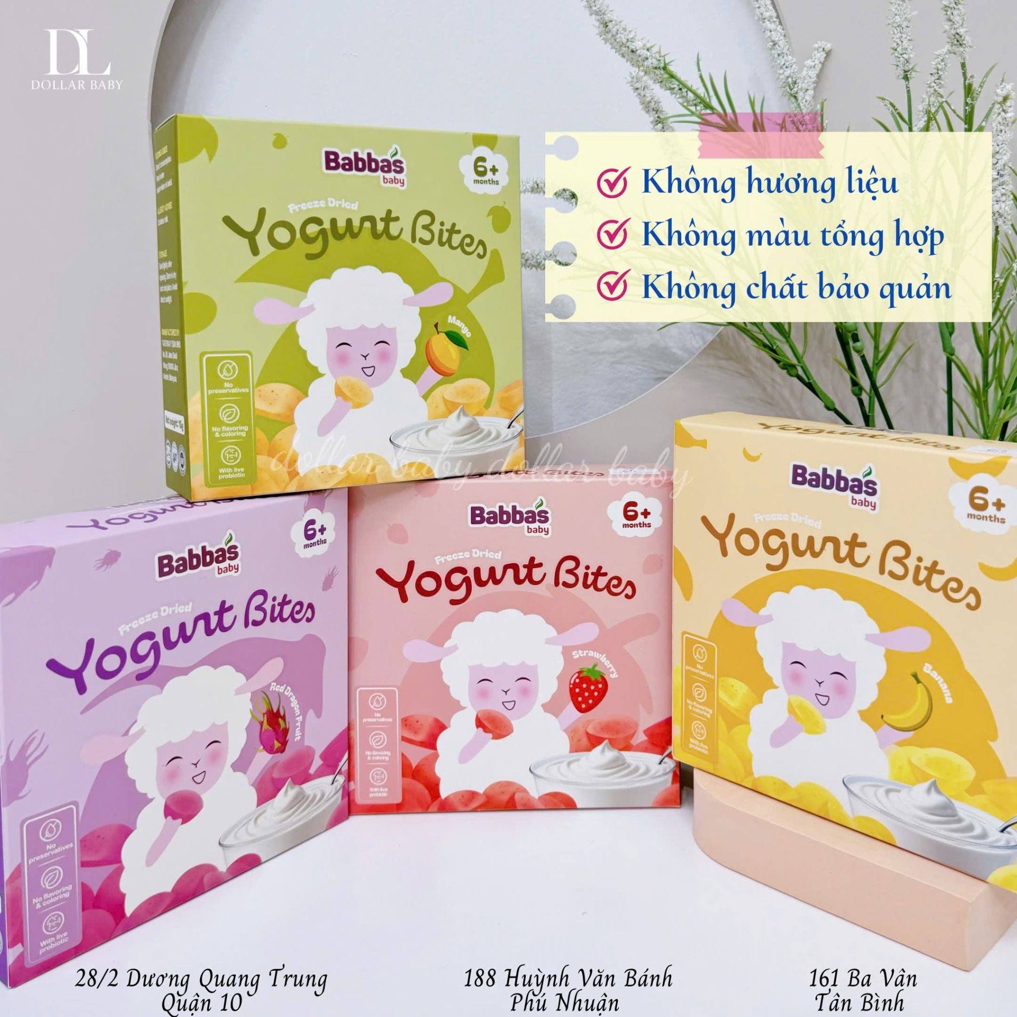  Sữa Chua Sấy Lạnh Babba's ( 6m+ ) 