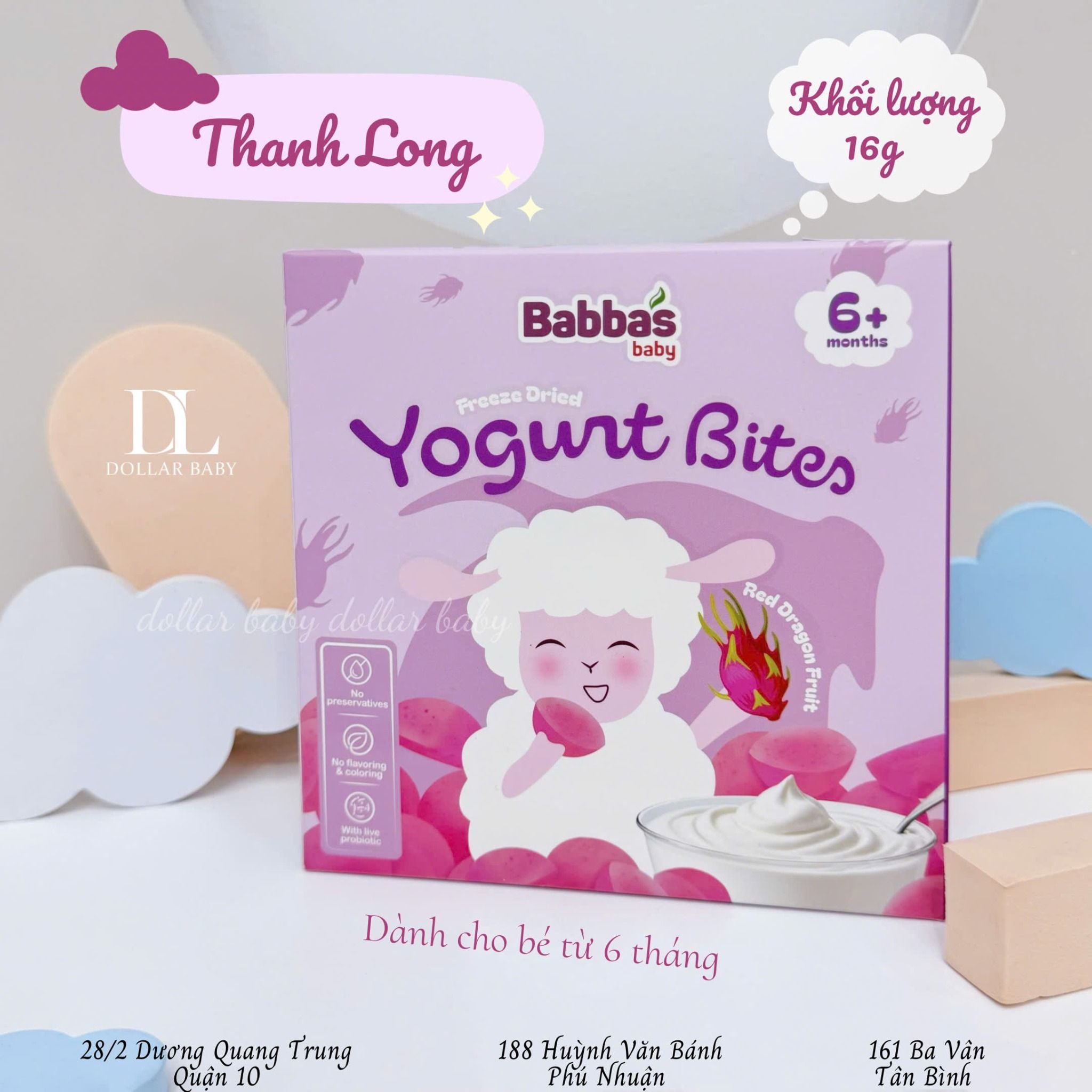  Sữa Chua Sấy Lạnh Babba's ( 6m+ ) 