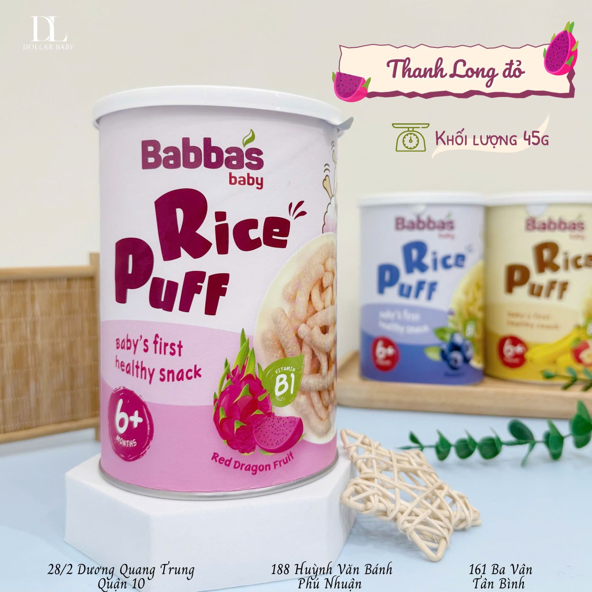  Bánh Gạo Ăn Dặm Babba's Malaysia ( 6m+) 