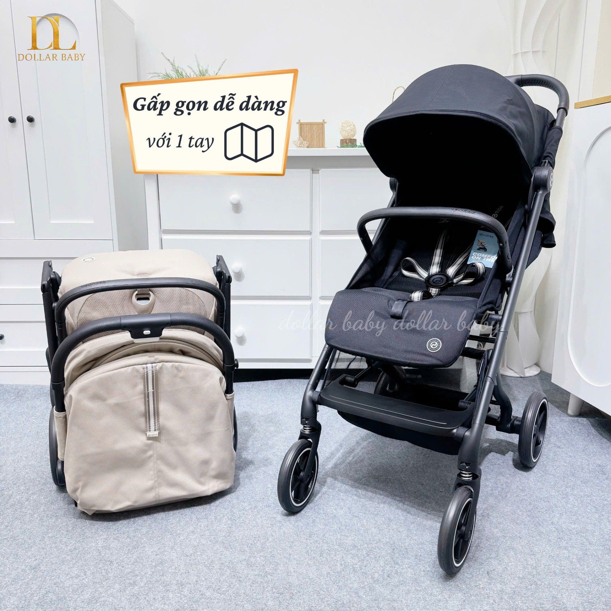  Xe Đẩy Gấp Gọn Cybex Beezy 