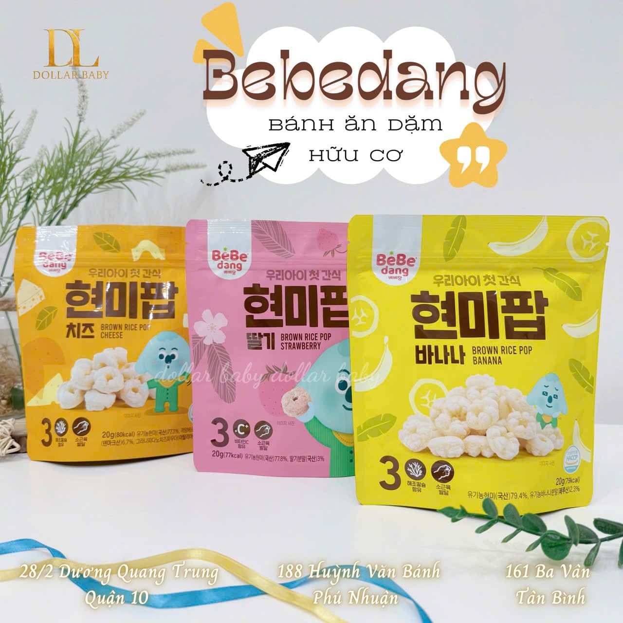  Thực Phẩm Bổ Sung Bánh Vòng Gạo Lứt Bebedang 