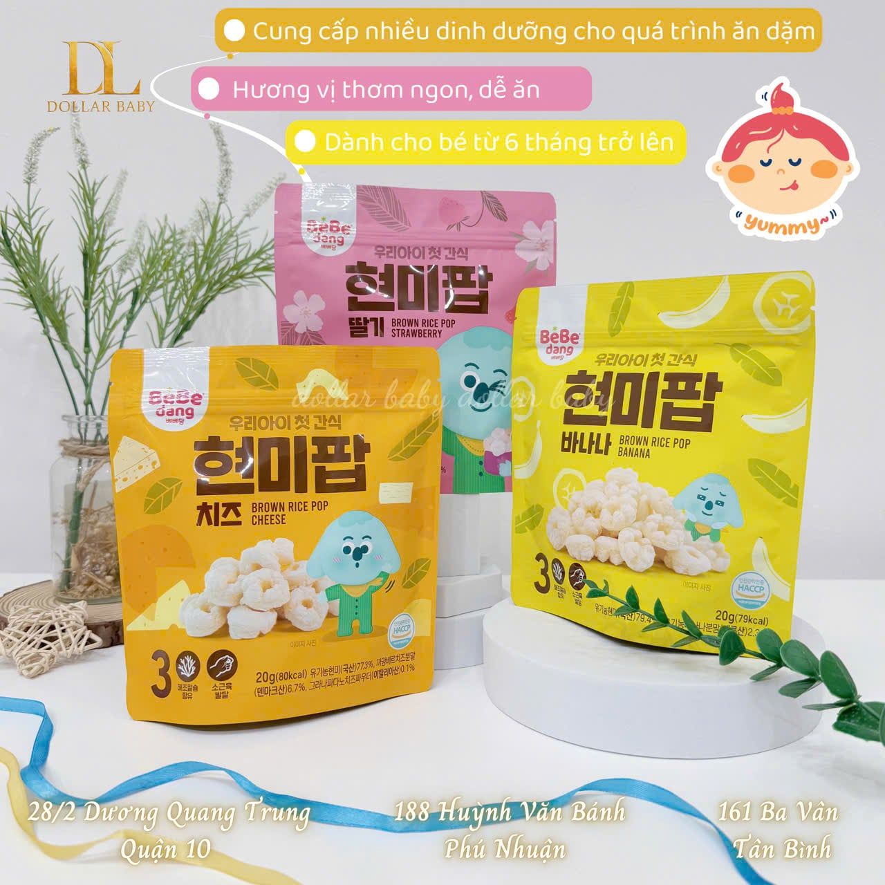  Thực Phẩm Bổ Sung Bánh Vòng Gạo Lứt Bebedang 