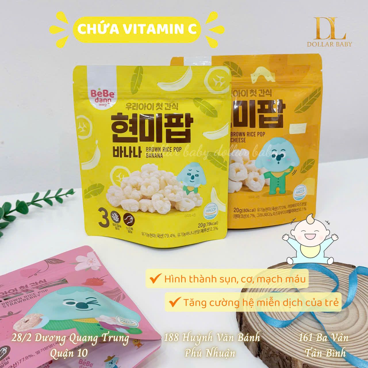  Thực Phẩm Bổ Sung Bánh Vòng Gạo Lứt Bebedang 