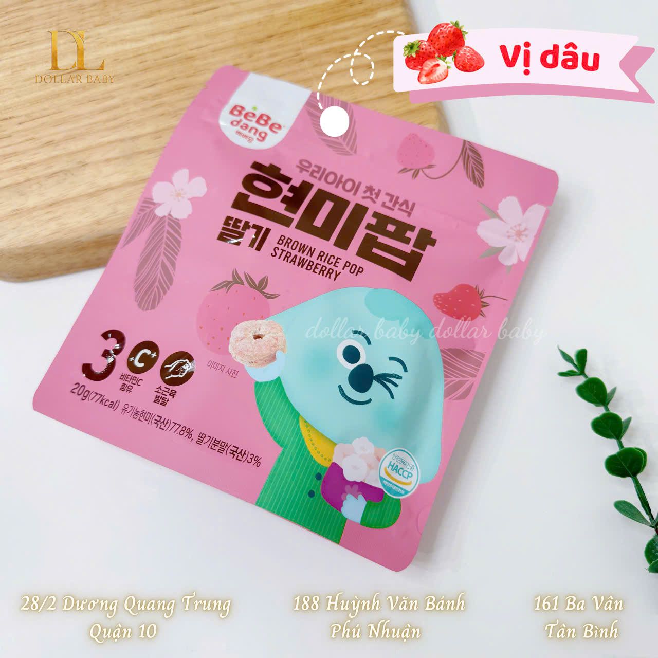  Thực Phẩm Bổ Sung Bánh Vòng Gạo Lứt Bebedang 