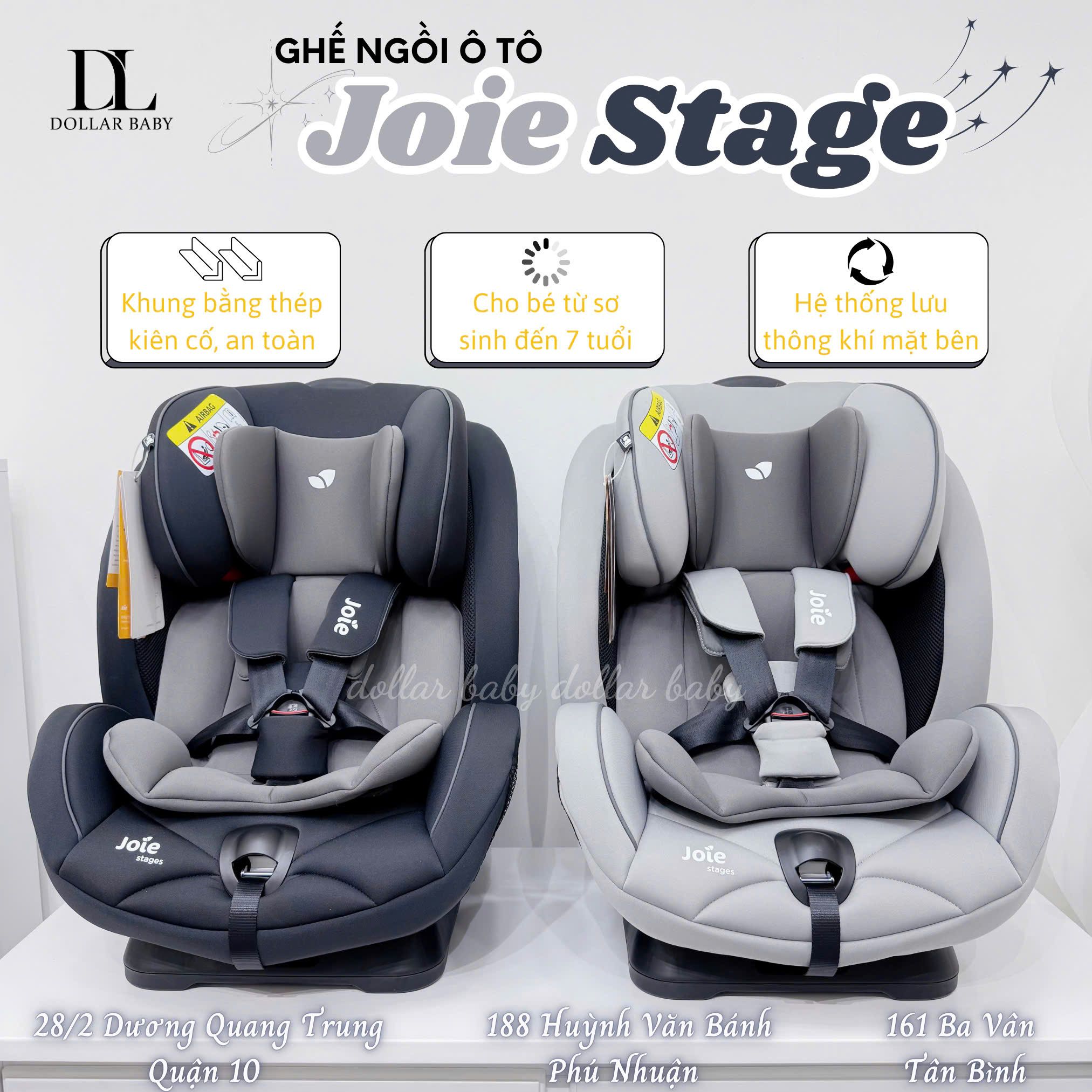 Ghế Ngồi Ô Tô Joie Stages 