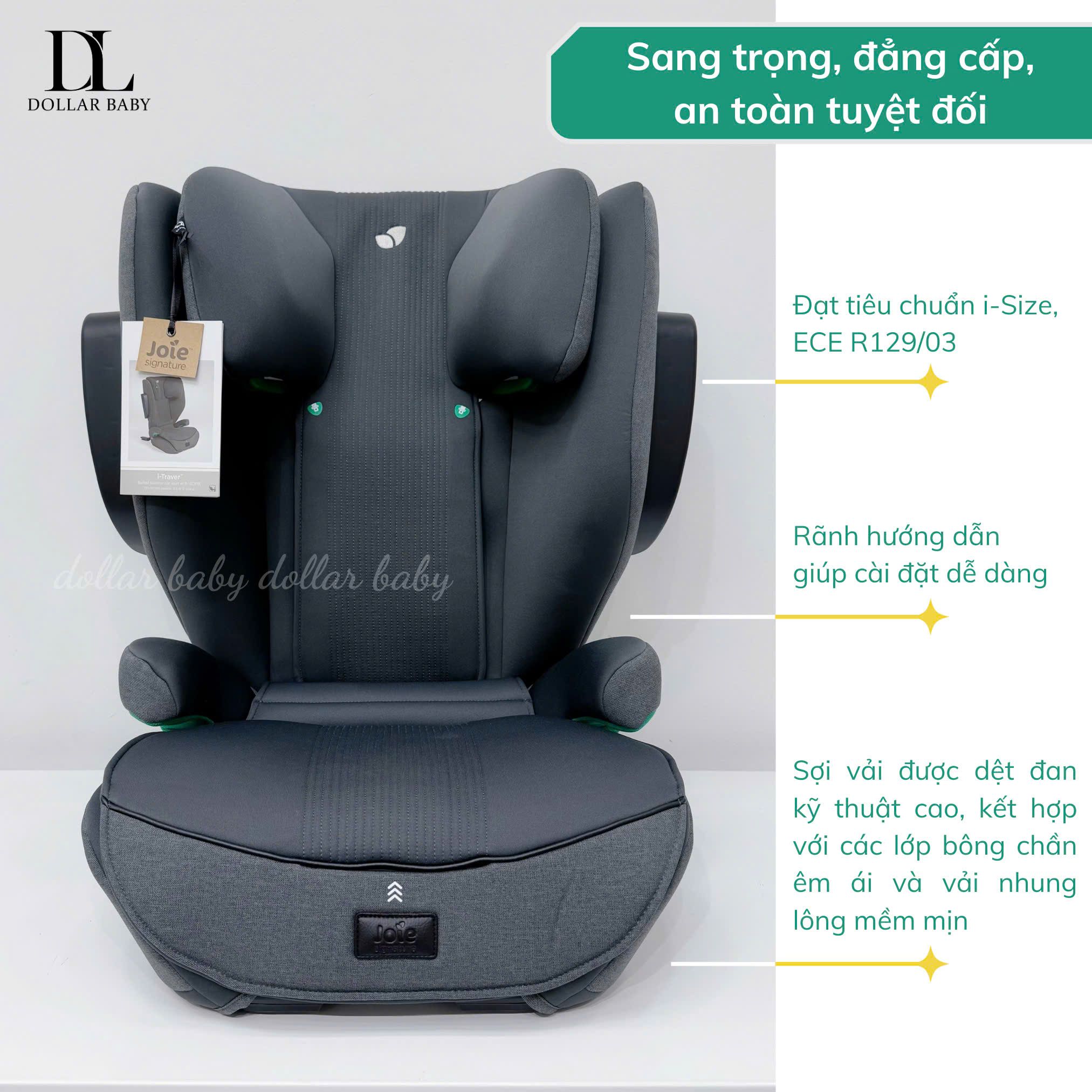  JOIE - Ghế ngồi Ô Tô i-Traver Signature cho bé từ 100 - 150cm 