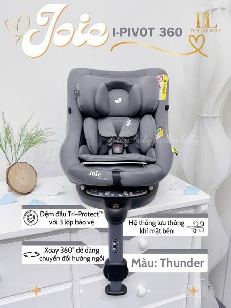  Ghế ô Tô Joie i-Pivot 360 ISOFIX 
