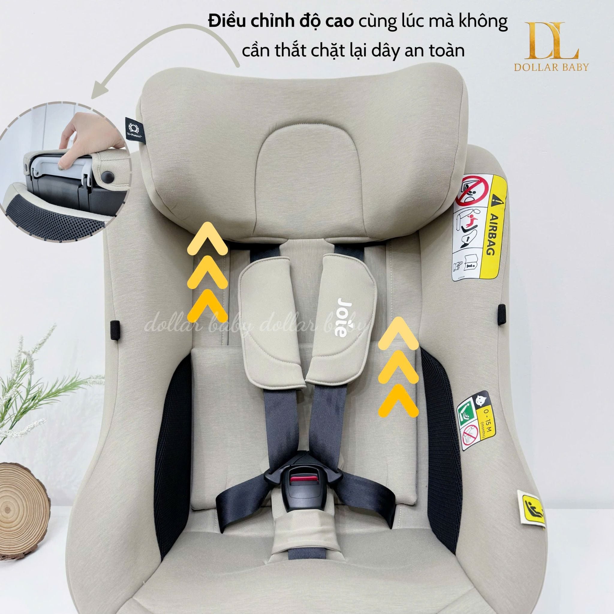  Ghế ô Tô Joie i-Pivot 360 ISOFIX 