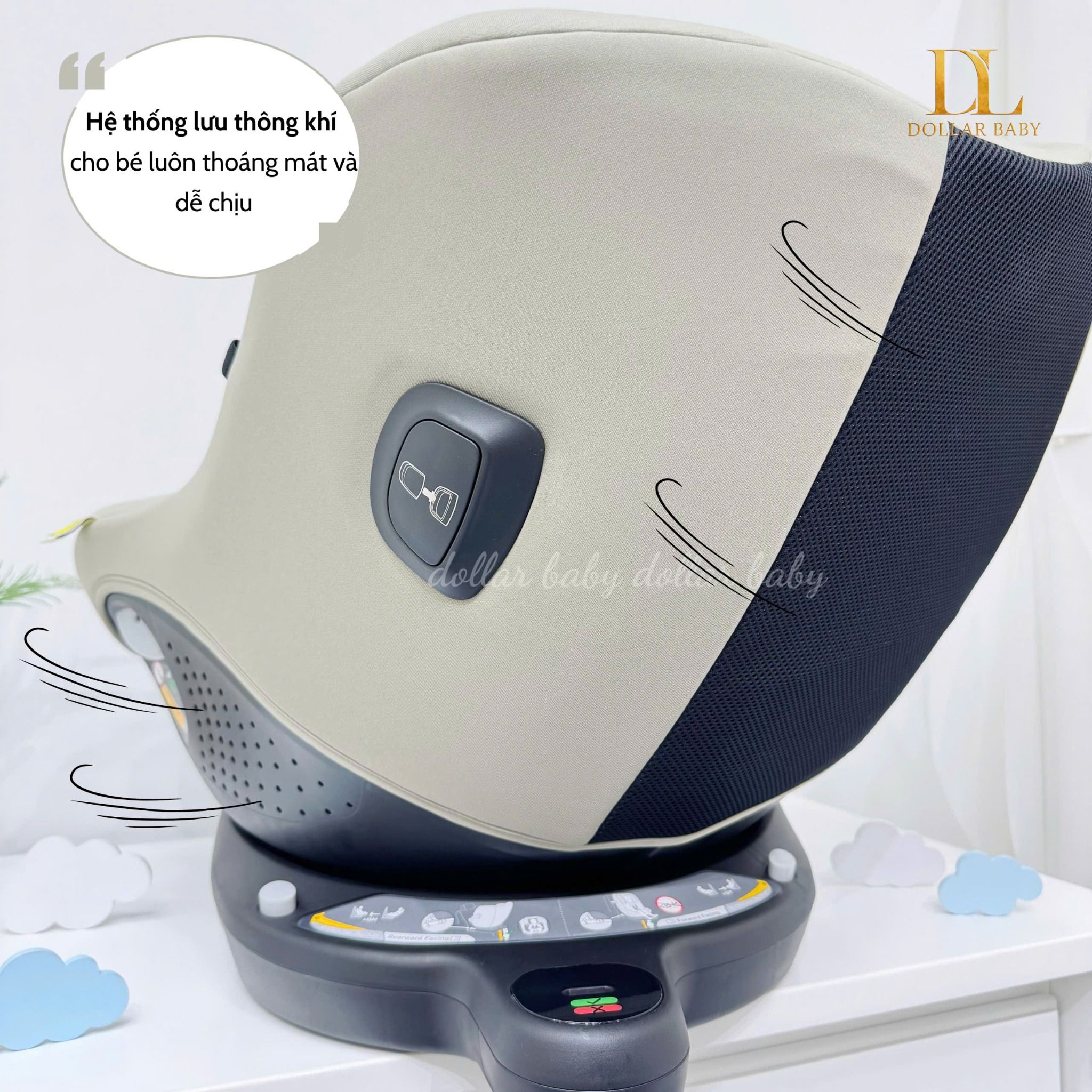  Ghế ô Tô Joie i-Pivot 360 ISOFIX 