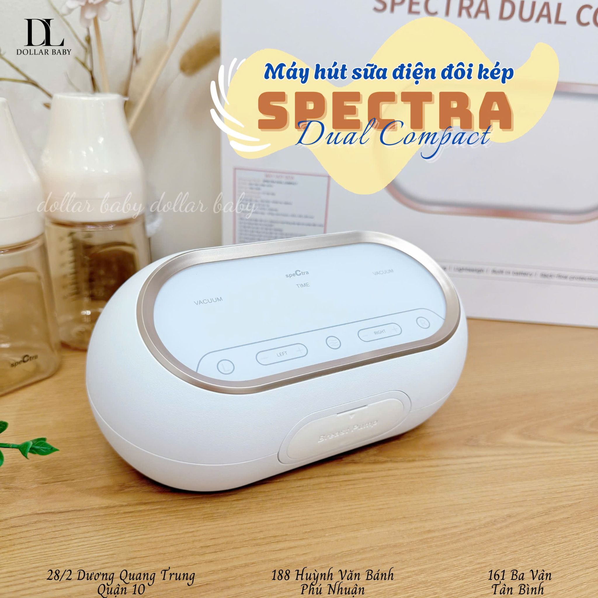  Máy hút sữa điện đôi Spectra - Dual Compact 
