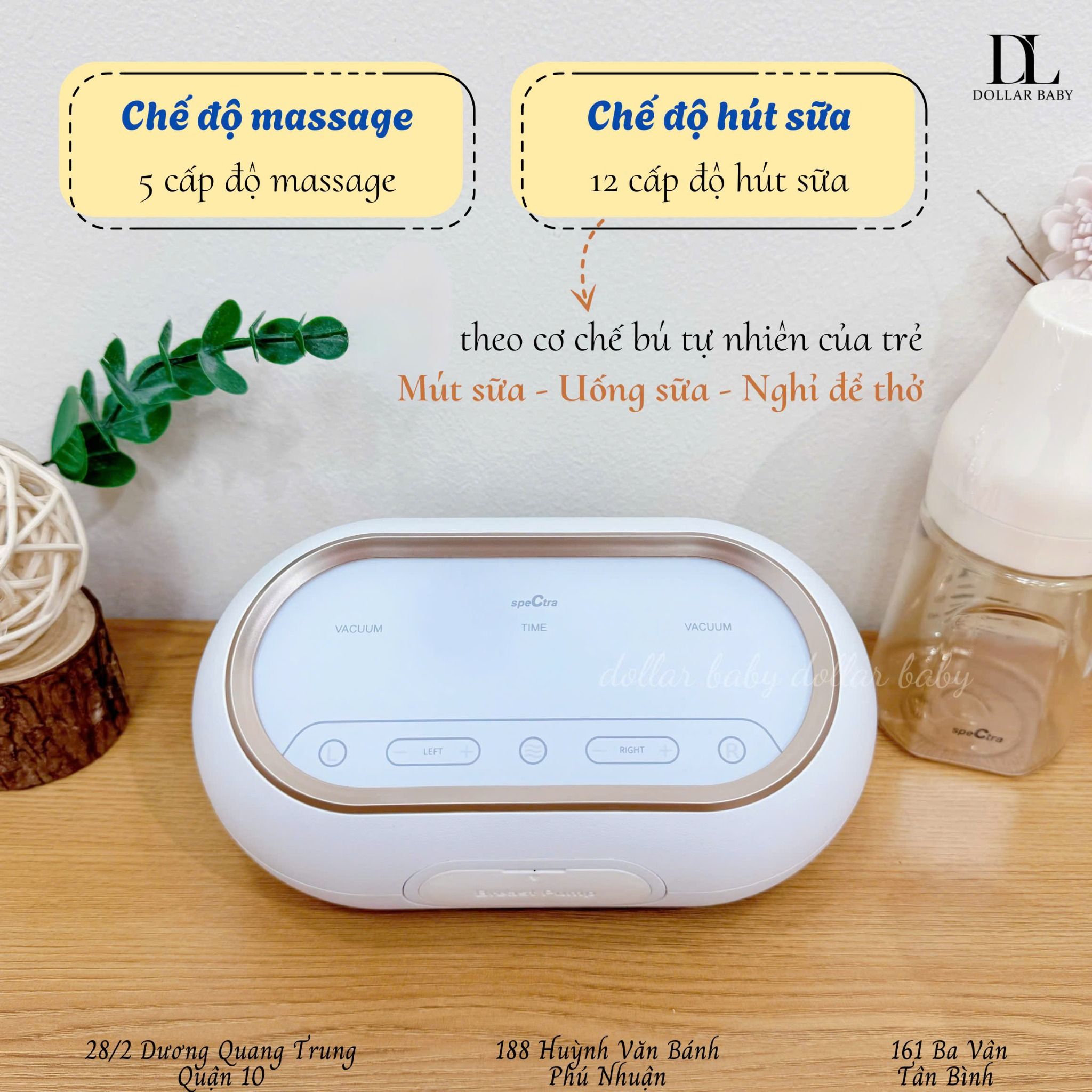  Máy hút sữa điện đôi Spectra - Dual Compact 