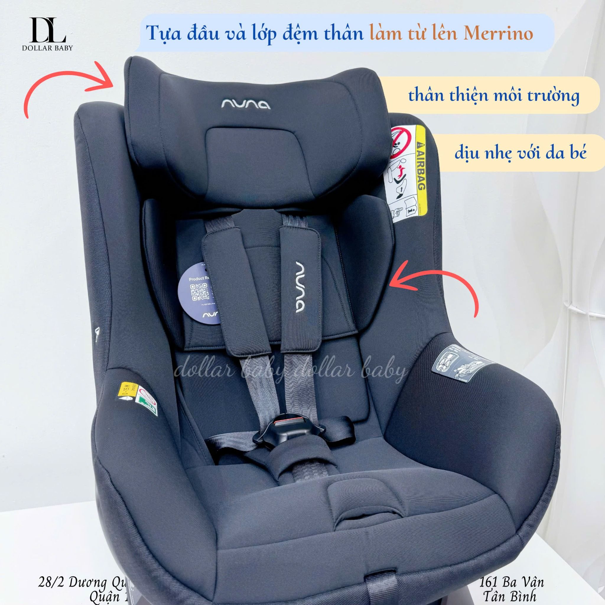  GHẾ NGỒI Ô TÔ NUNA PRUU 