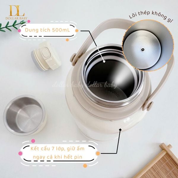  FATZ BABY - Bình đun và hâm nước pha sữa di động - Mini Smart 12 Plus 