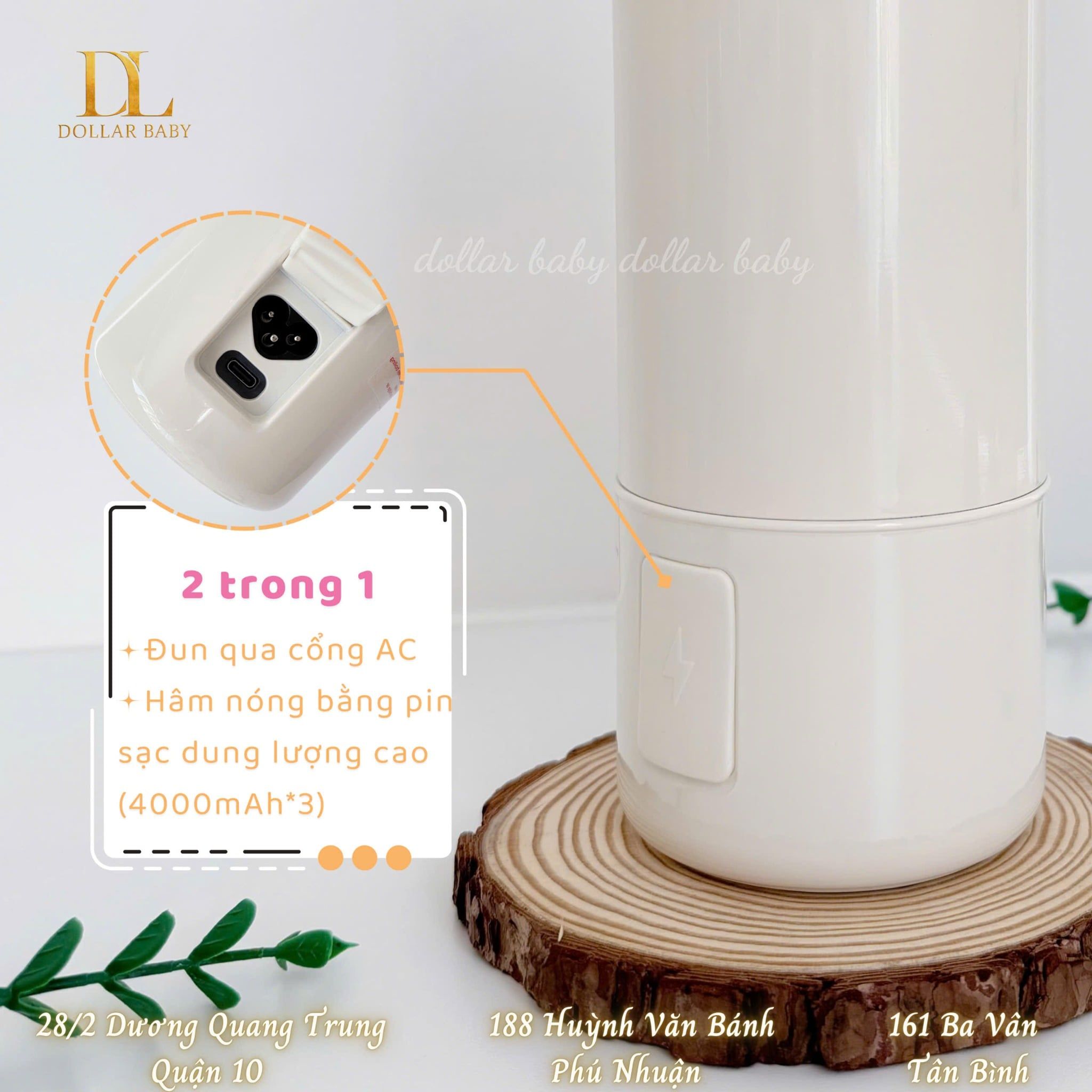  FATZ BABY - Bình đun và hâm nước pha sữa di động - Mini Smart 12 Plus 