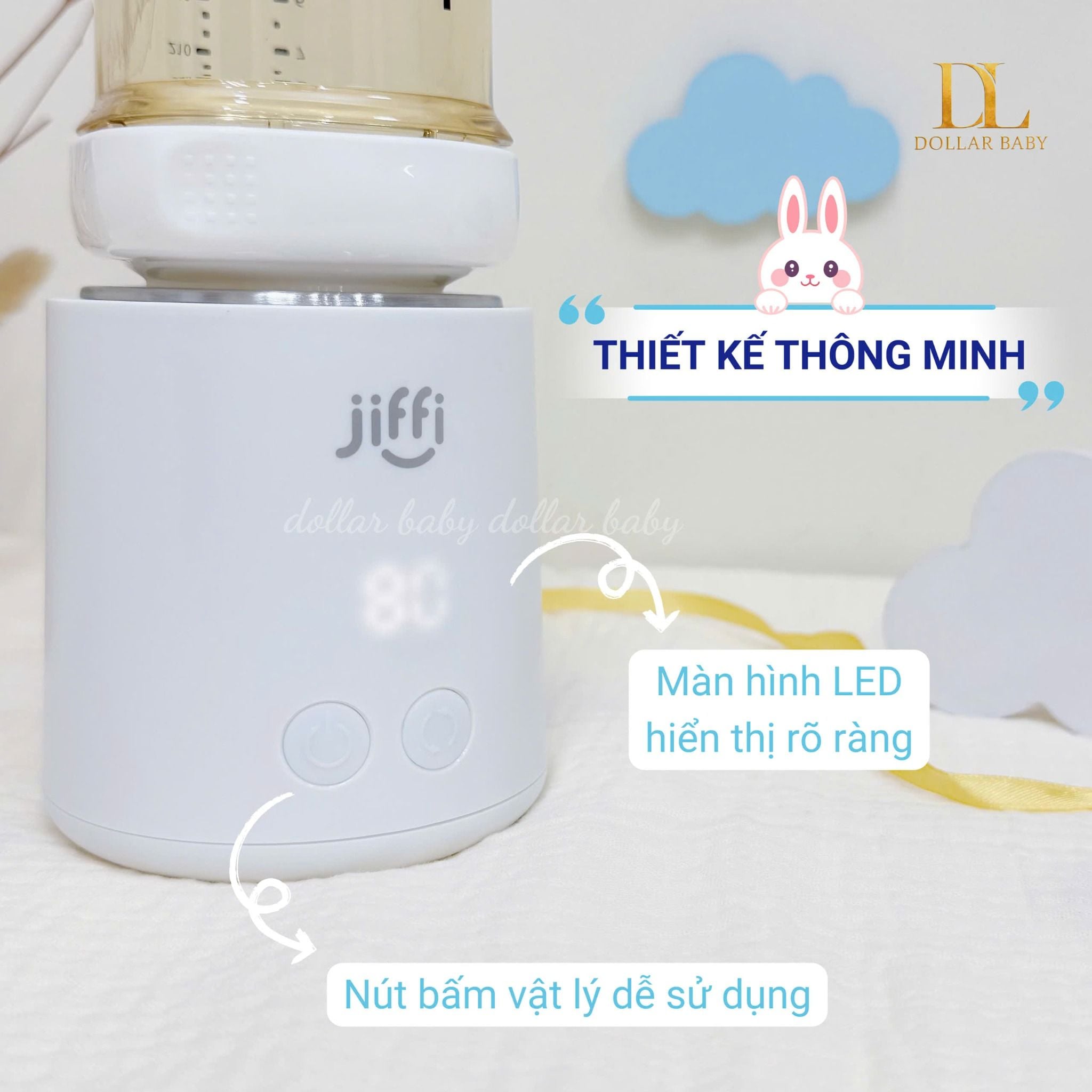  Máy hâm sữa cầm tay Jiffi 5.0 