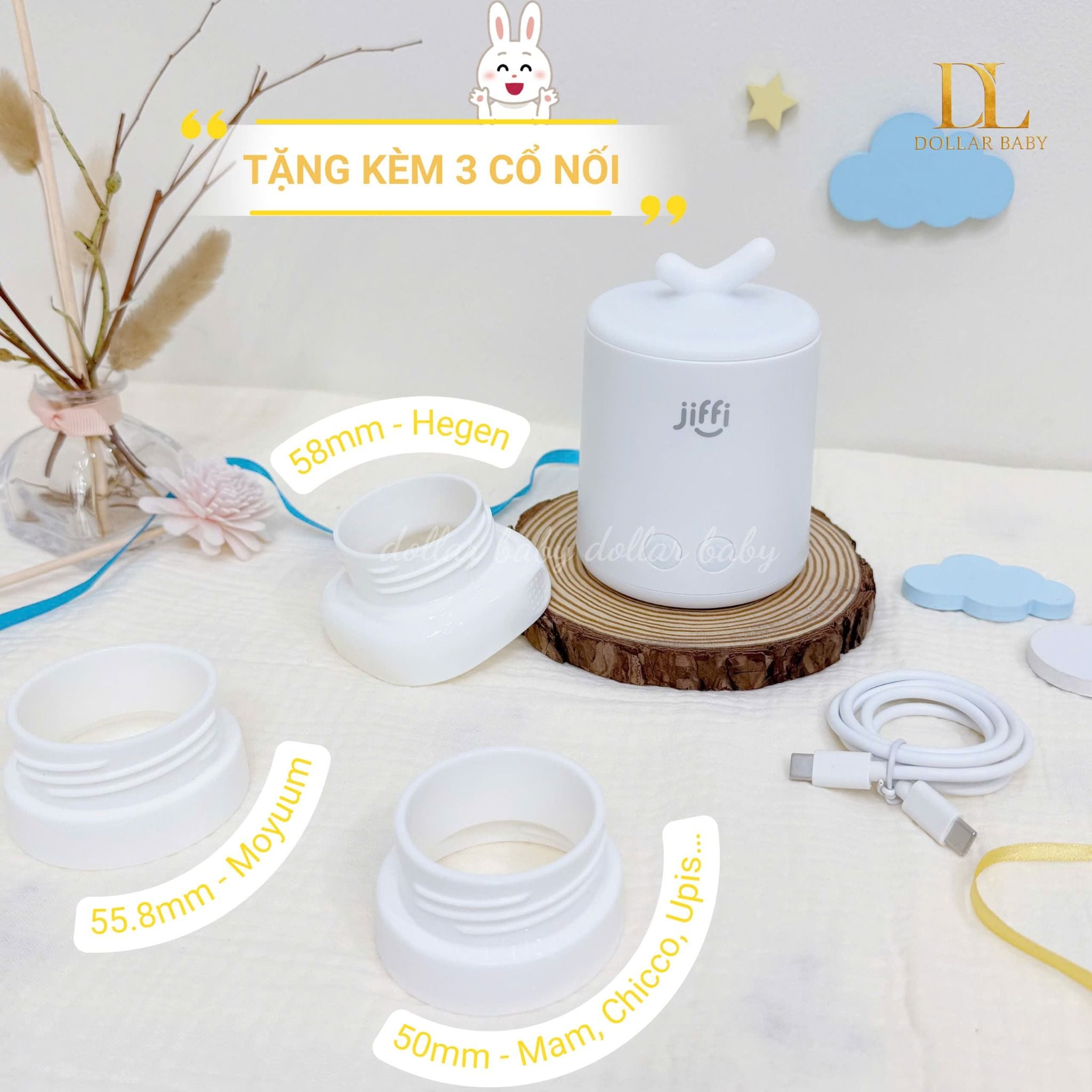  Máy hâm sữa cầm tay Jiffi 5.0 