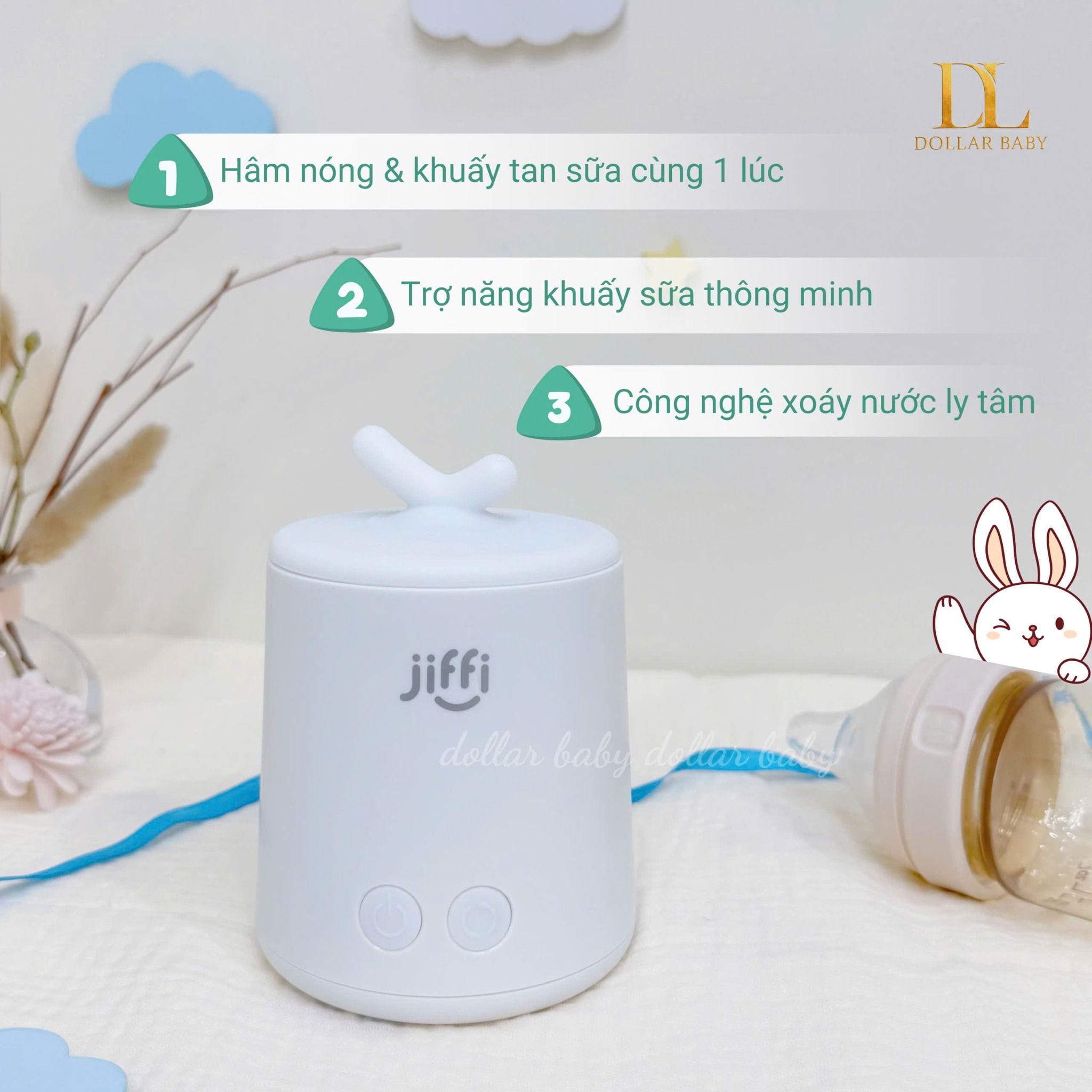  Máy hâm sữa cầm tay Jiffi 5.0 