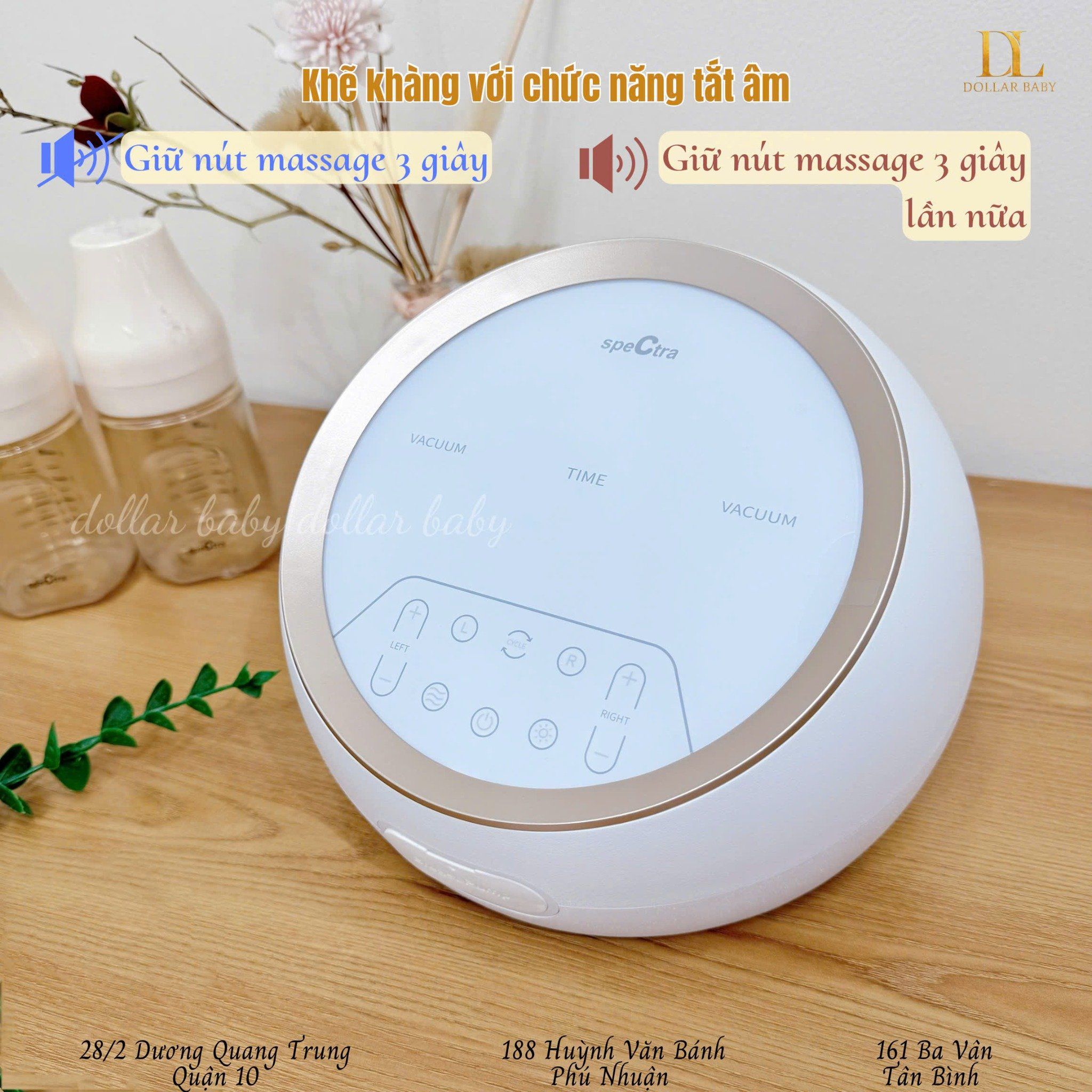  Máy hút sữa điện đôi Spectra - Dual S 