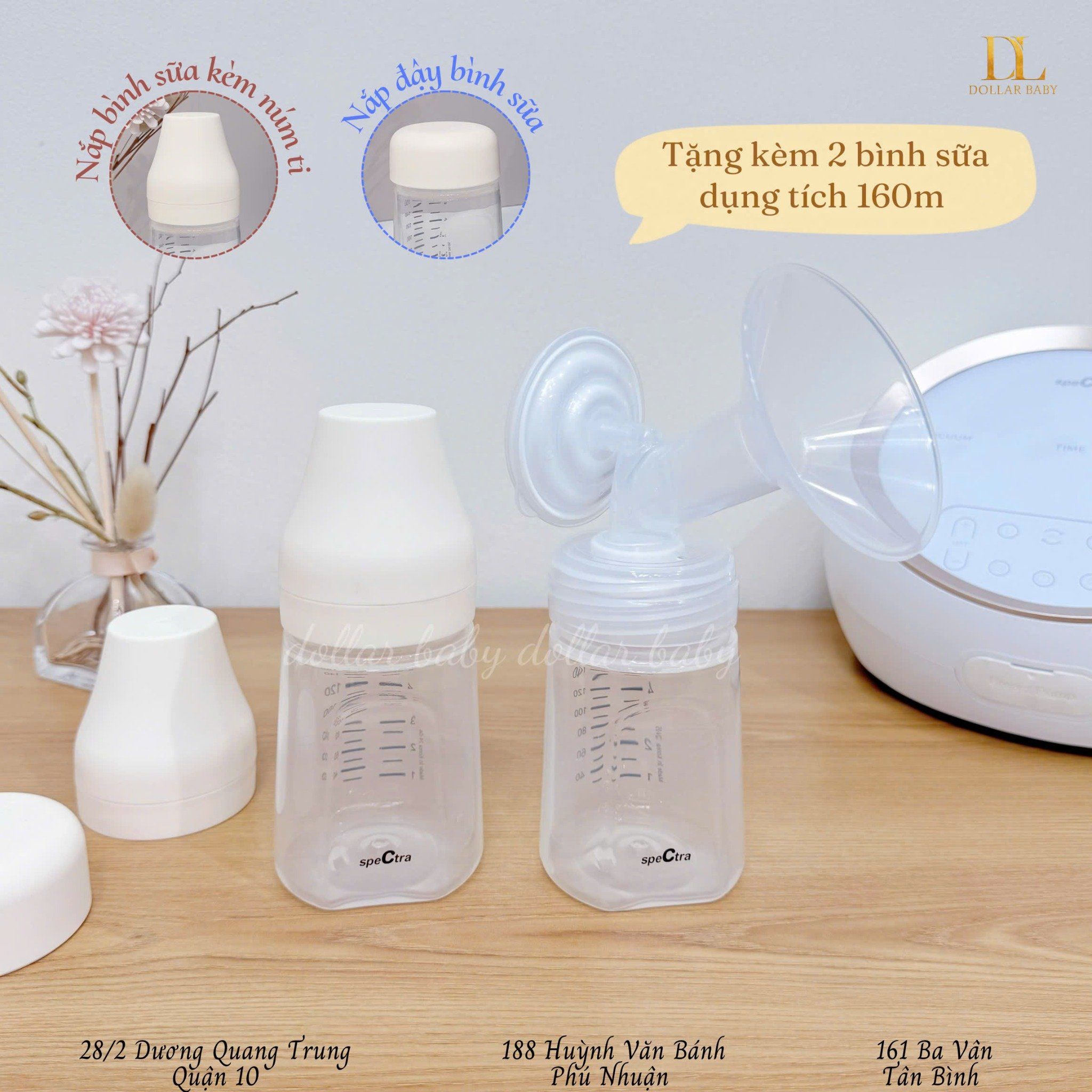  Máy hút sữa điện đôi Spectra - Dual S 