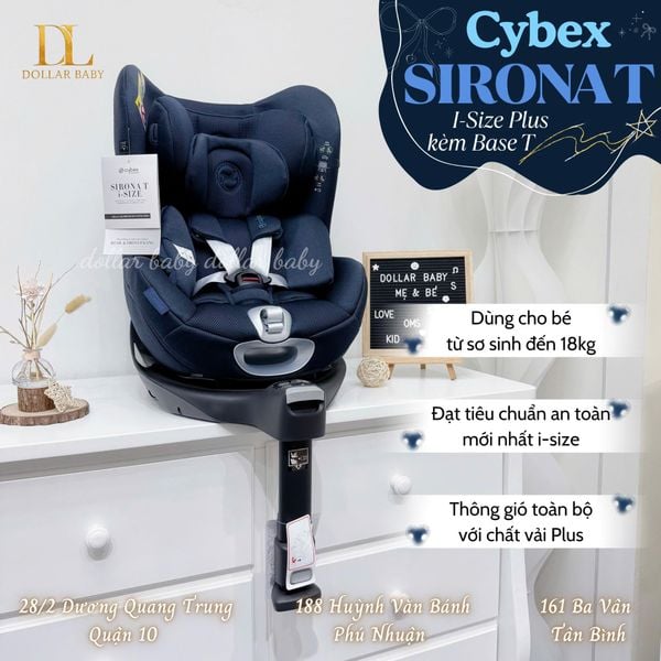  Ghế Ngồi Ô Tô Cybex Sirona T i-Size Plus (Kèm Base-T) 
