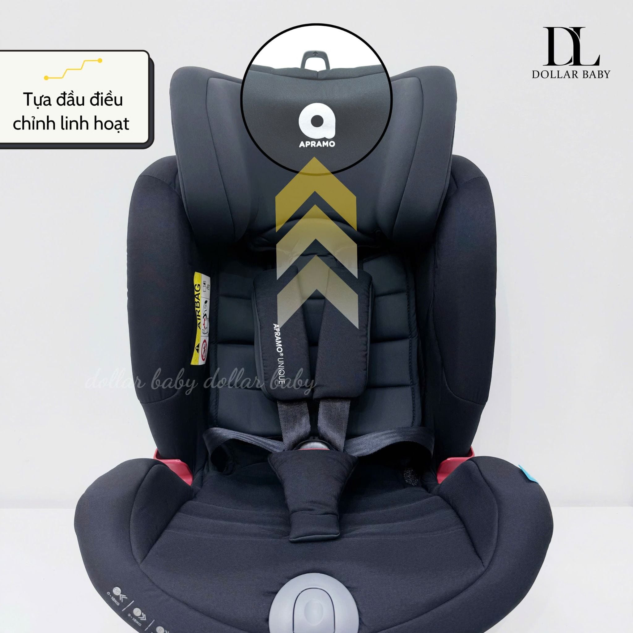  Ghế ngồi Ô Tô Cao Cấp Apramo Unique 360 Ghế 360° Isofix 