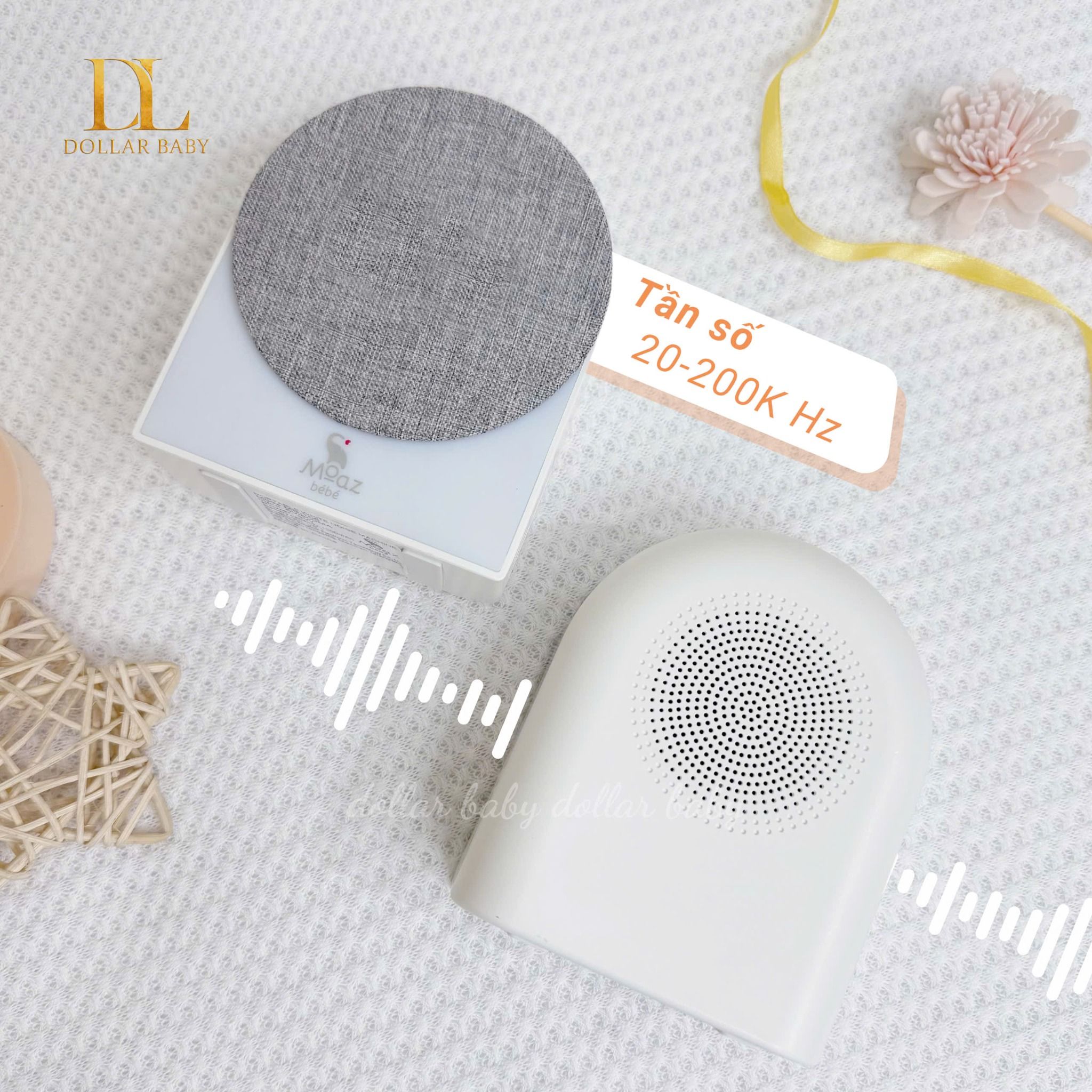  MOAZ BÉBÉ - Máy tạo tiếng ồn trắng 4 trong 1 - MB106 