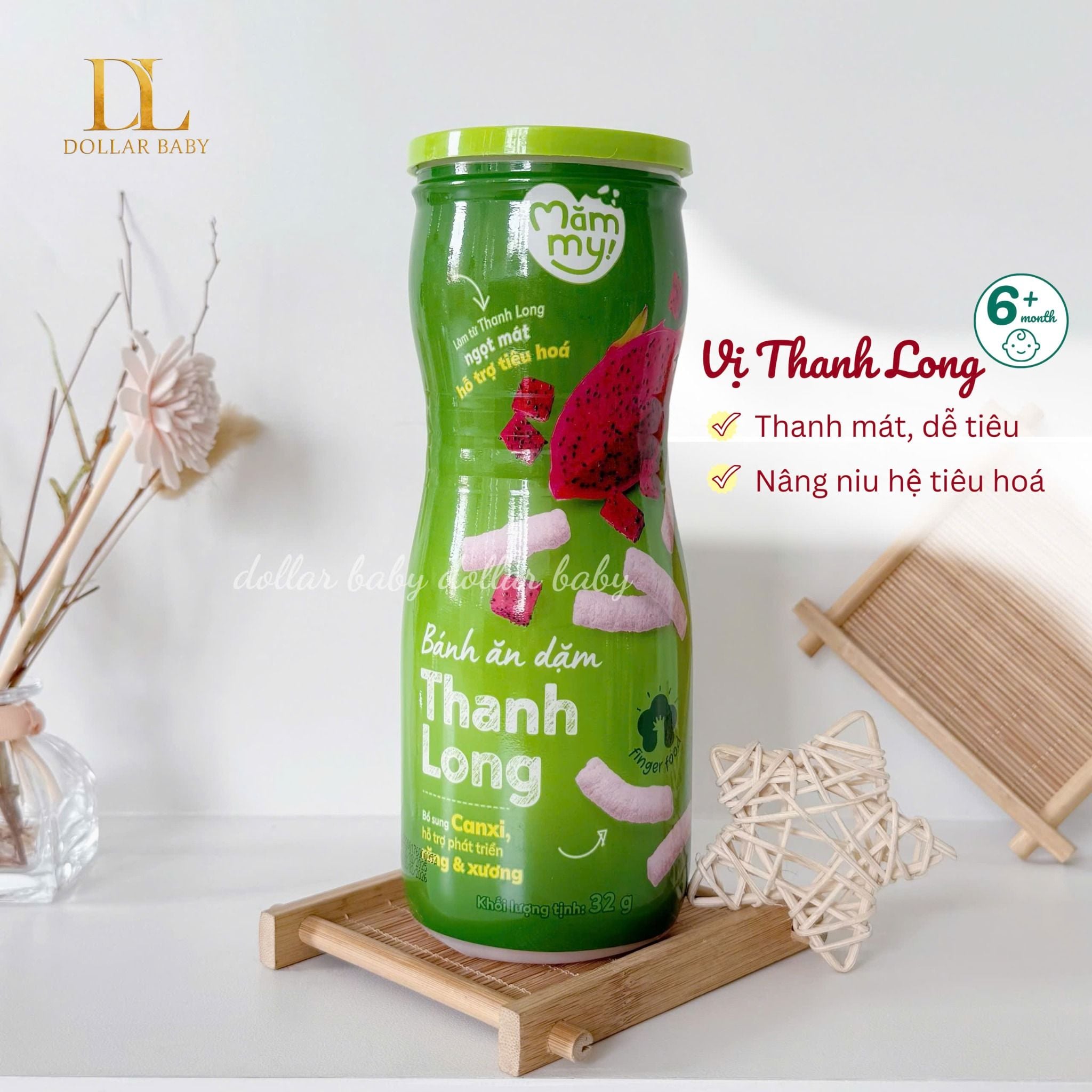  Bánh ăn dặm Mămmy - Hũ 32 g 