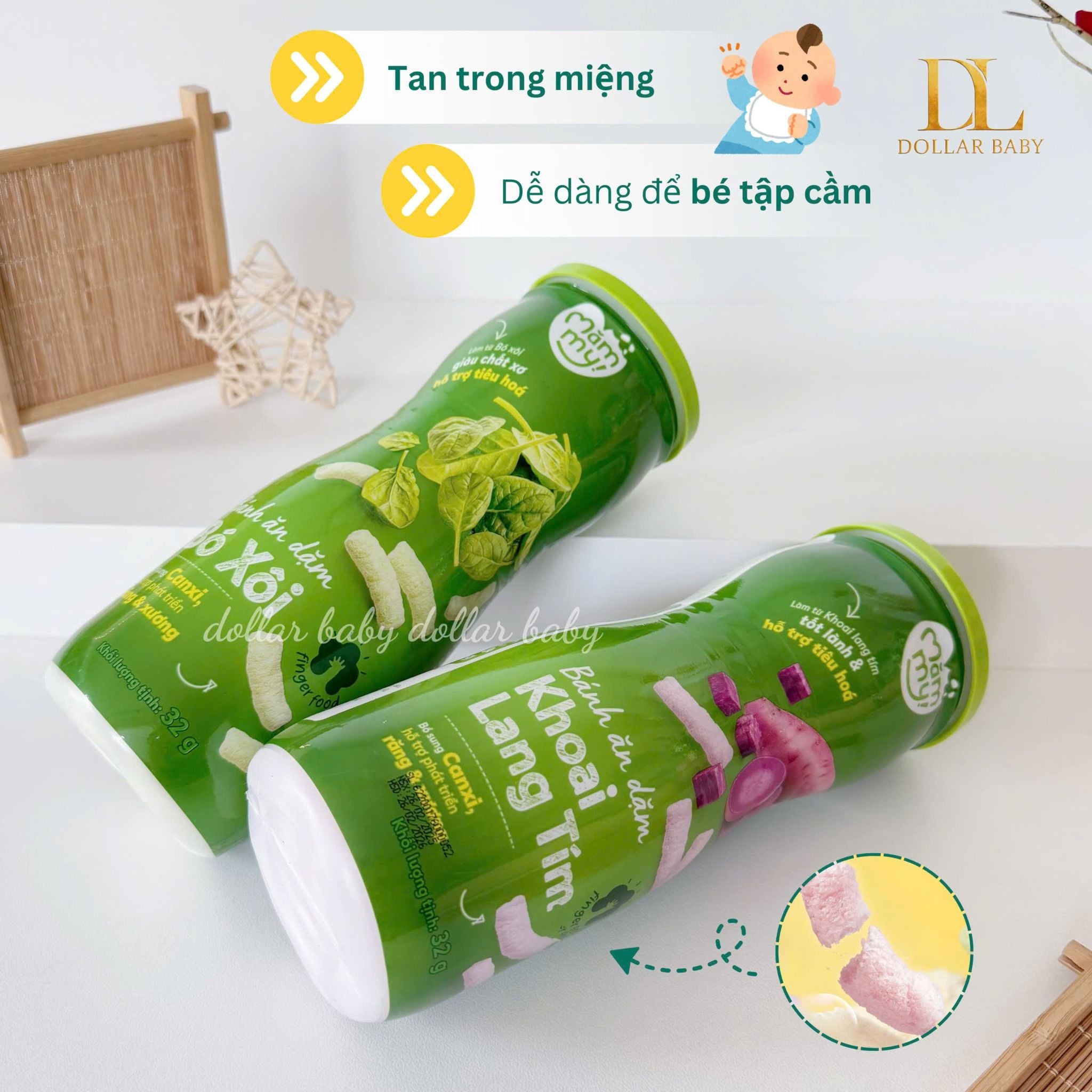  Bánh ăn dặm Mămmy - Hũ 32 g 