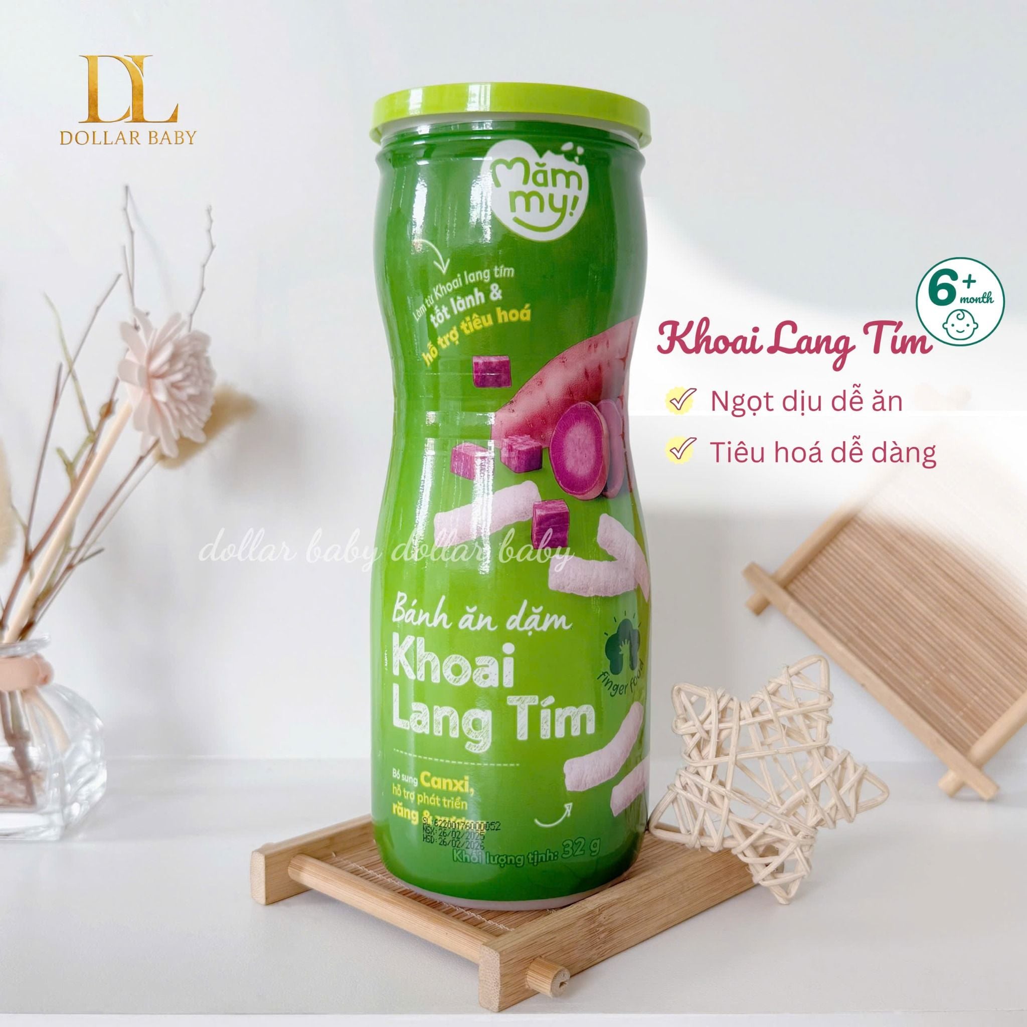  Bánh ăn dặm Mămmy - Hũ 32 g 
