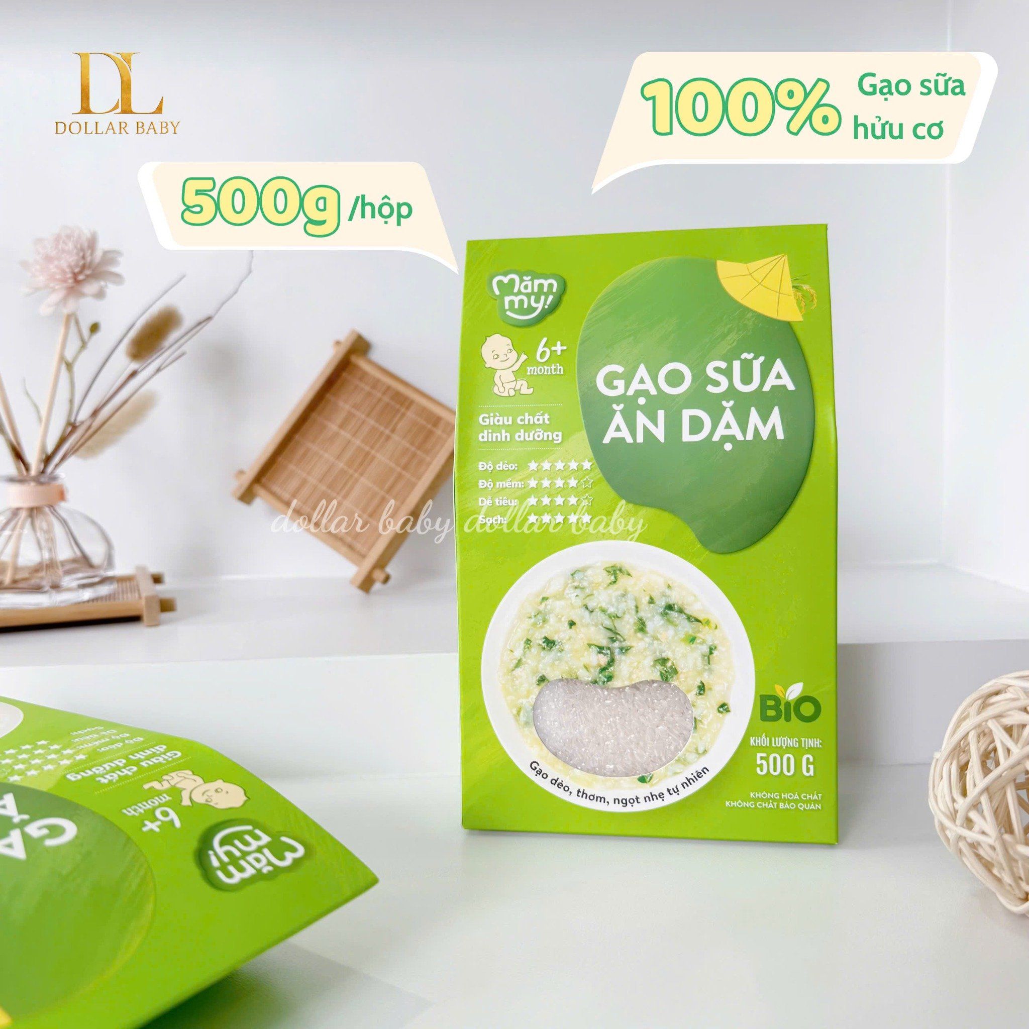  Gạo sữa Mămmy 6m+ 