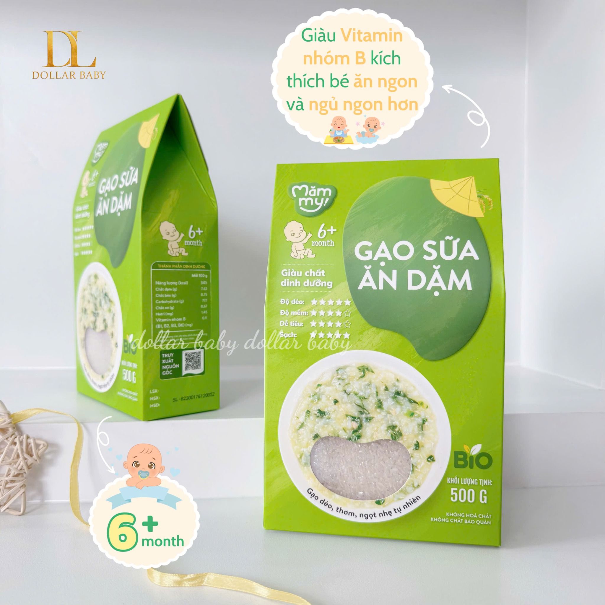  Gạo sữa Mămmy 6m+ 