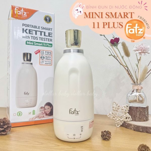  FATZ BABY - Bình Đun Hâm Và Đo Độ Tinh Khiết Nước Pha Sữa Di Động - Mini Smart 11 Plus 