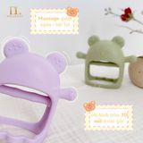  Gặm Nướu Gấu Thỏ Silicon - BARROT ( Kèm Hộp ) 