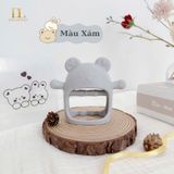  Gặm Nướu Gấu Thỏ Silicon - BARROT ( Kèm Hộp ) 