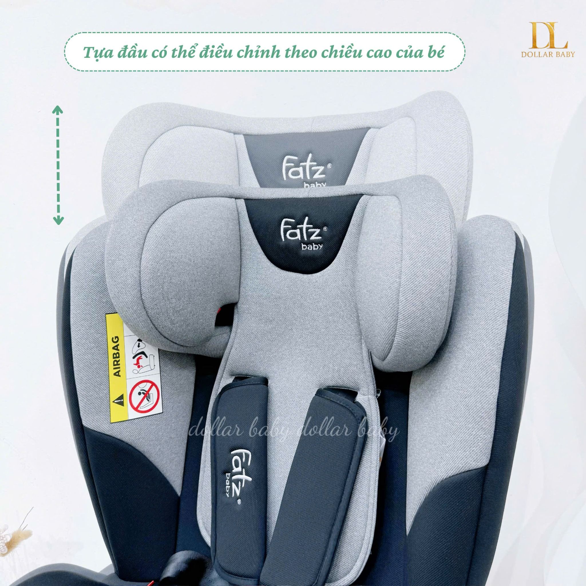  FATZ BABY - Ghế ô tô 360 độ có ISOFIX và TOP TETHER - Protect 1 