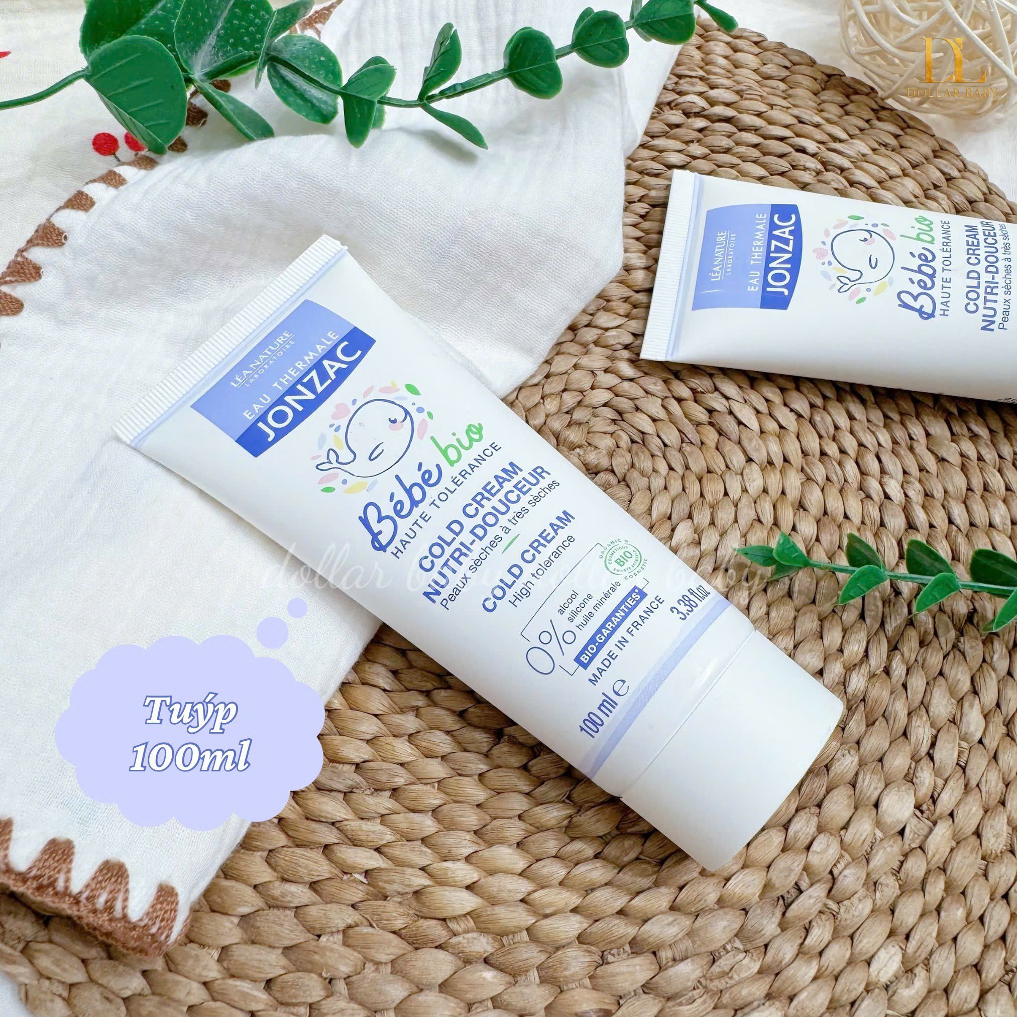  Kem Dưỡng Hữu Cơ Nuôi Dưỡng Da Bé Eau Thermale Jonzac Bébé Bio Nutri Gentle Cold Cream 