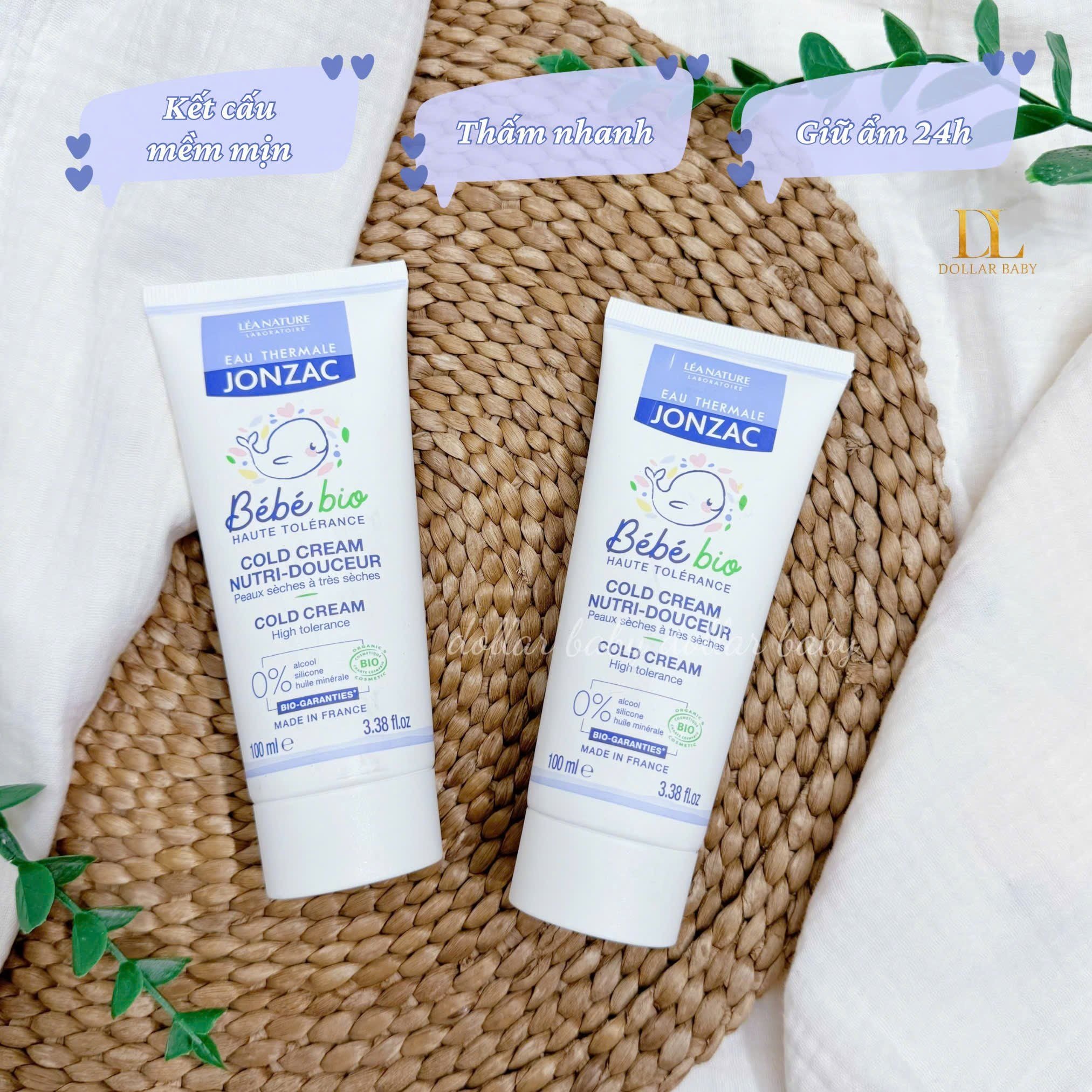  Kem Dưỡng Hữu Cơ Nuôi Dưỡng Da Bé Eau Thermale Jonzac Bébé Bio Nutri Gentle Cold Cream 
