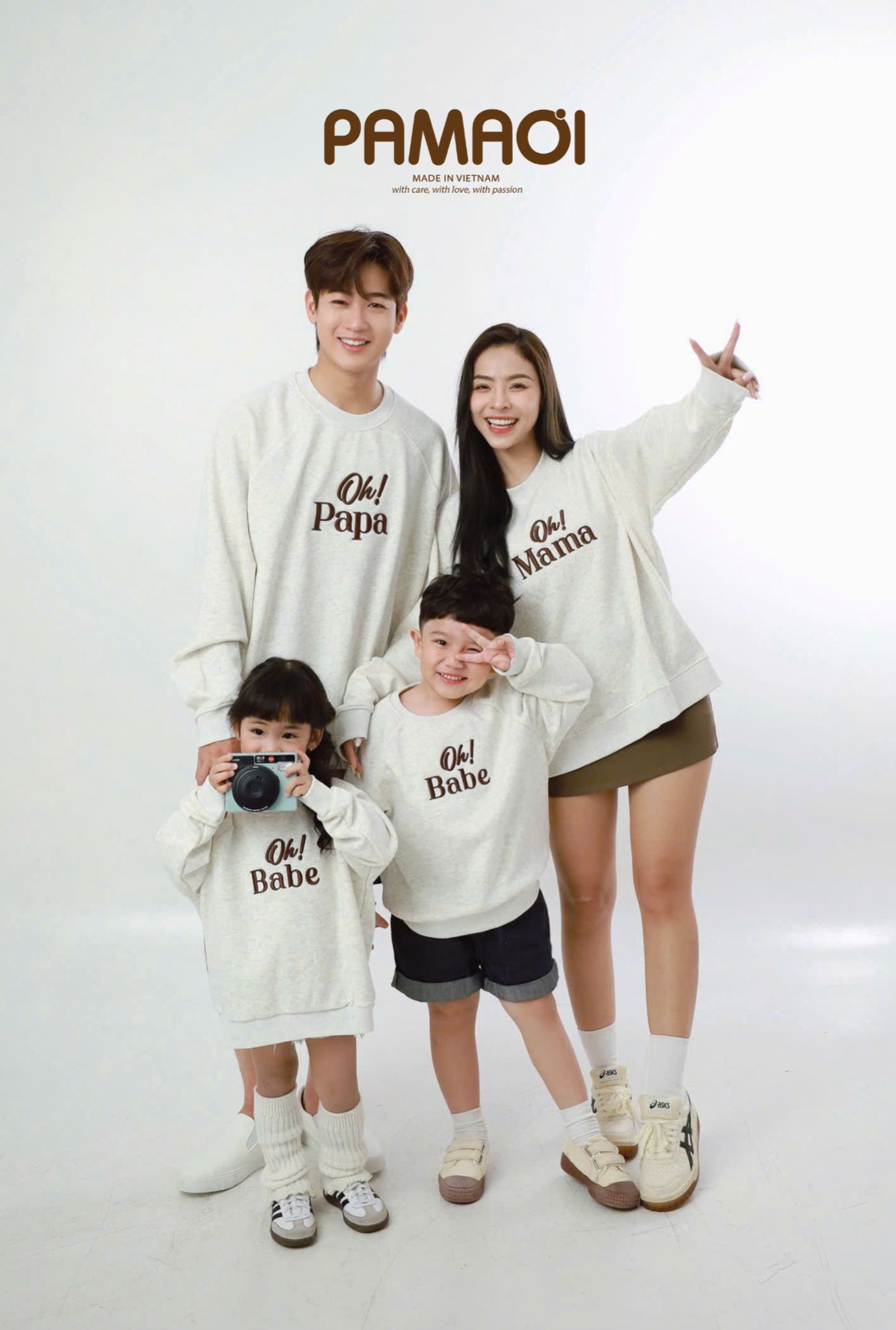  Áo Sweater Nỉ Lông Cáo Premium Oh! MAMA PAPA BABE 