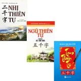  Combo 3 cuốn Hán - Việt - Nôm: Nhị Thiên Tự + Tam Thiên Tự + Ngũ Thiên Tự 