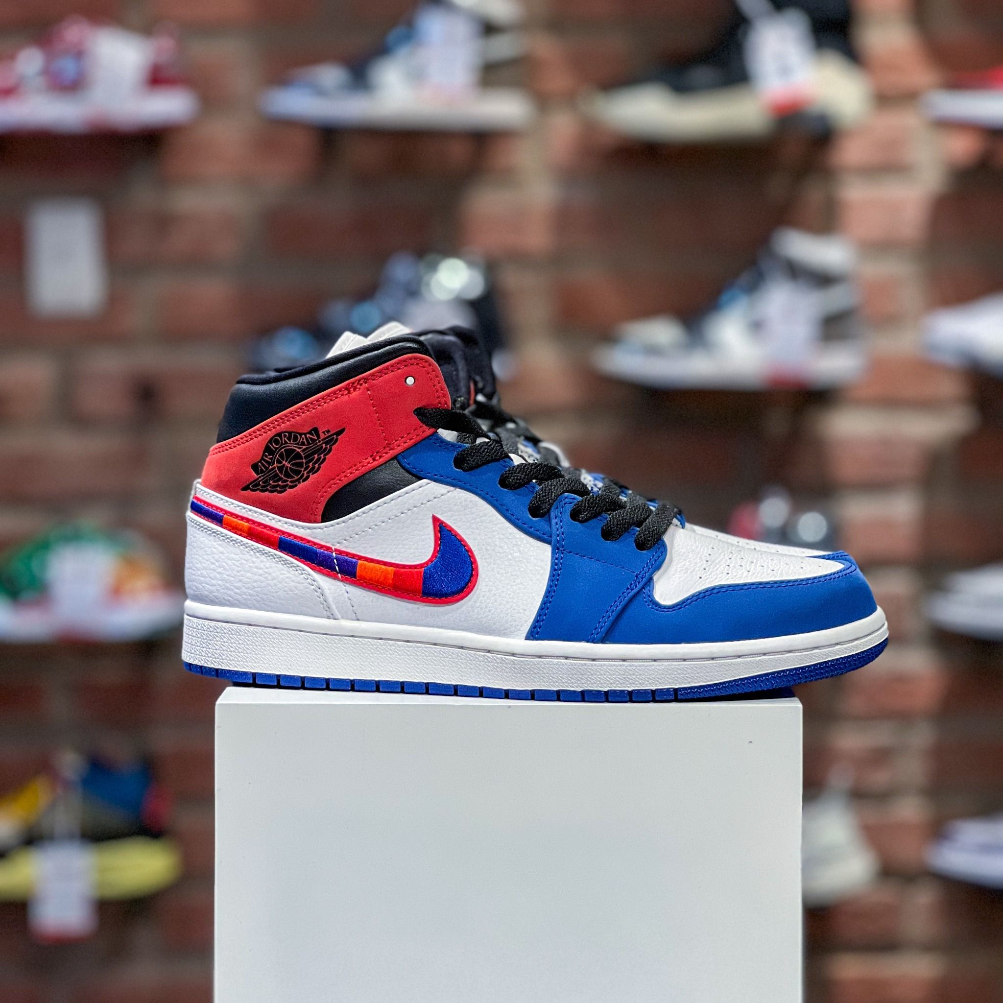 Nike Air Jordan Mid Multi Color Swoosh [852542-146]