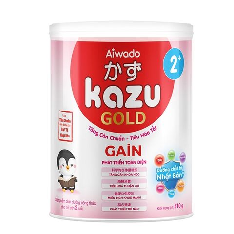 Sữa bột Kazu Gain 2+ 810g 