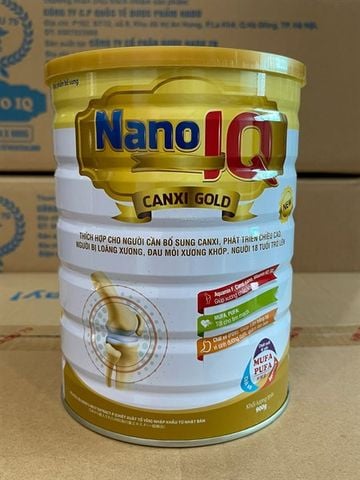  Sữa Bột Nano Iq Canxi Gold New 900g 