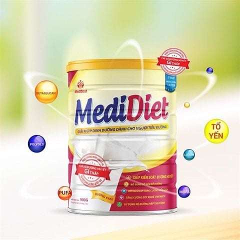  Sữa bột Medi Diet tiểu đường 800g 