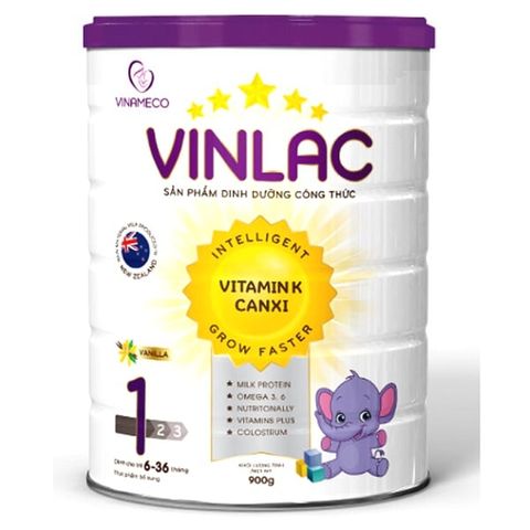  Sữa bột Vinlac số 1 - 900gr (6 -36 tháng) 